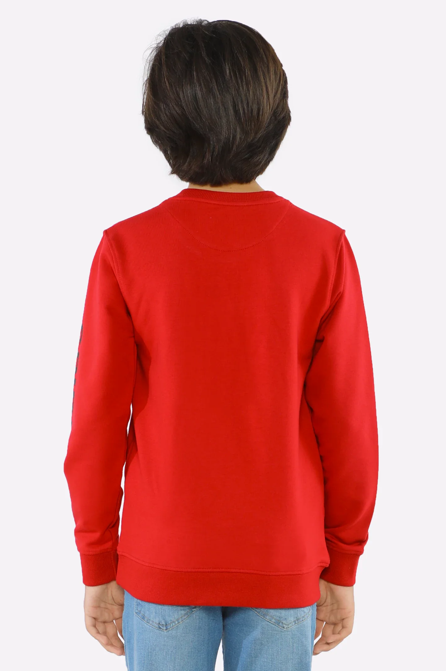 Red Spider Man Printed Boys Sweatshirt - Image 3