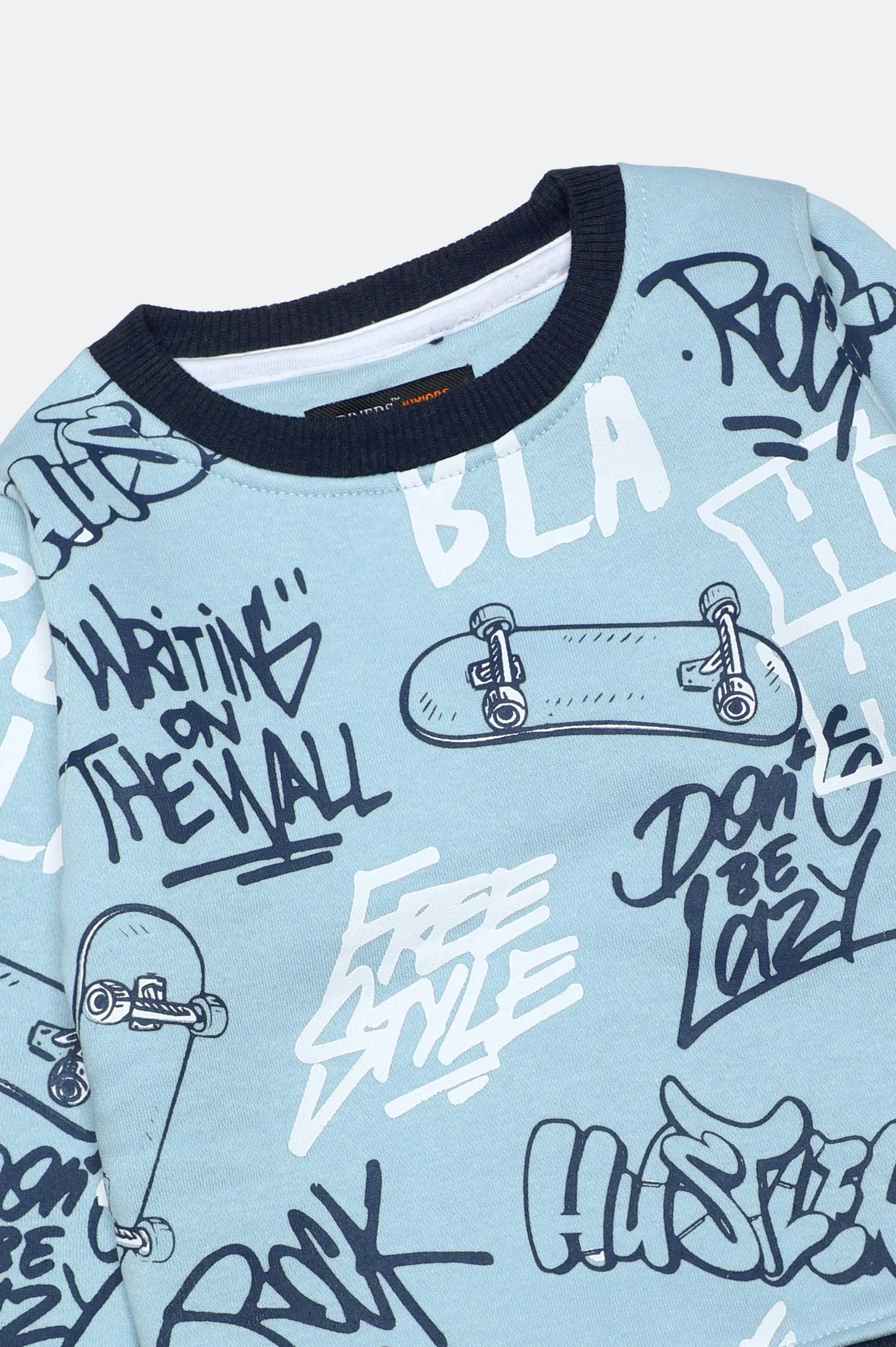 Graffiti Print Boys Sweatshirt - Image 2