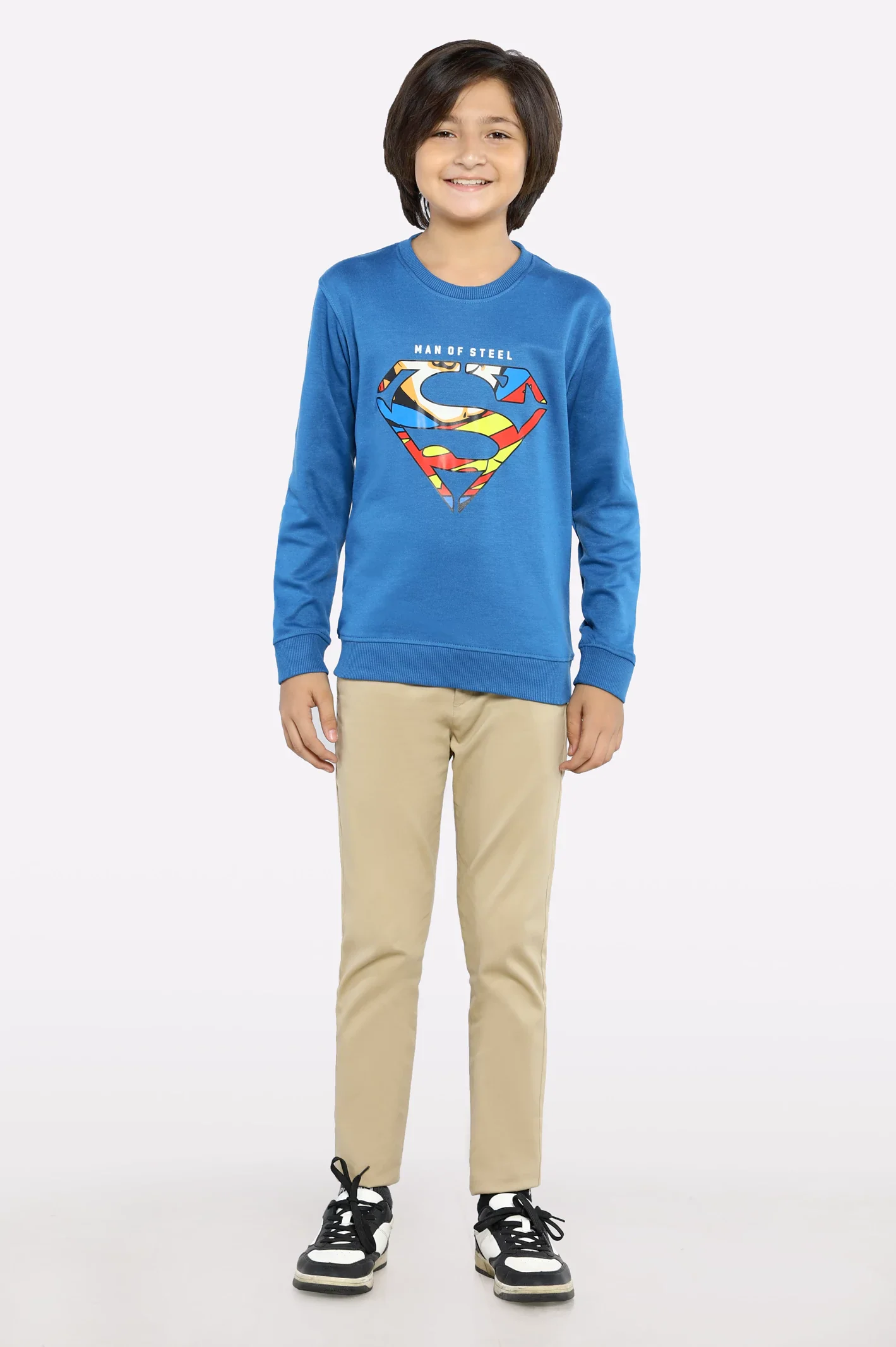 Super Man Printed Boys Sweatshirt - Image 2