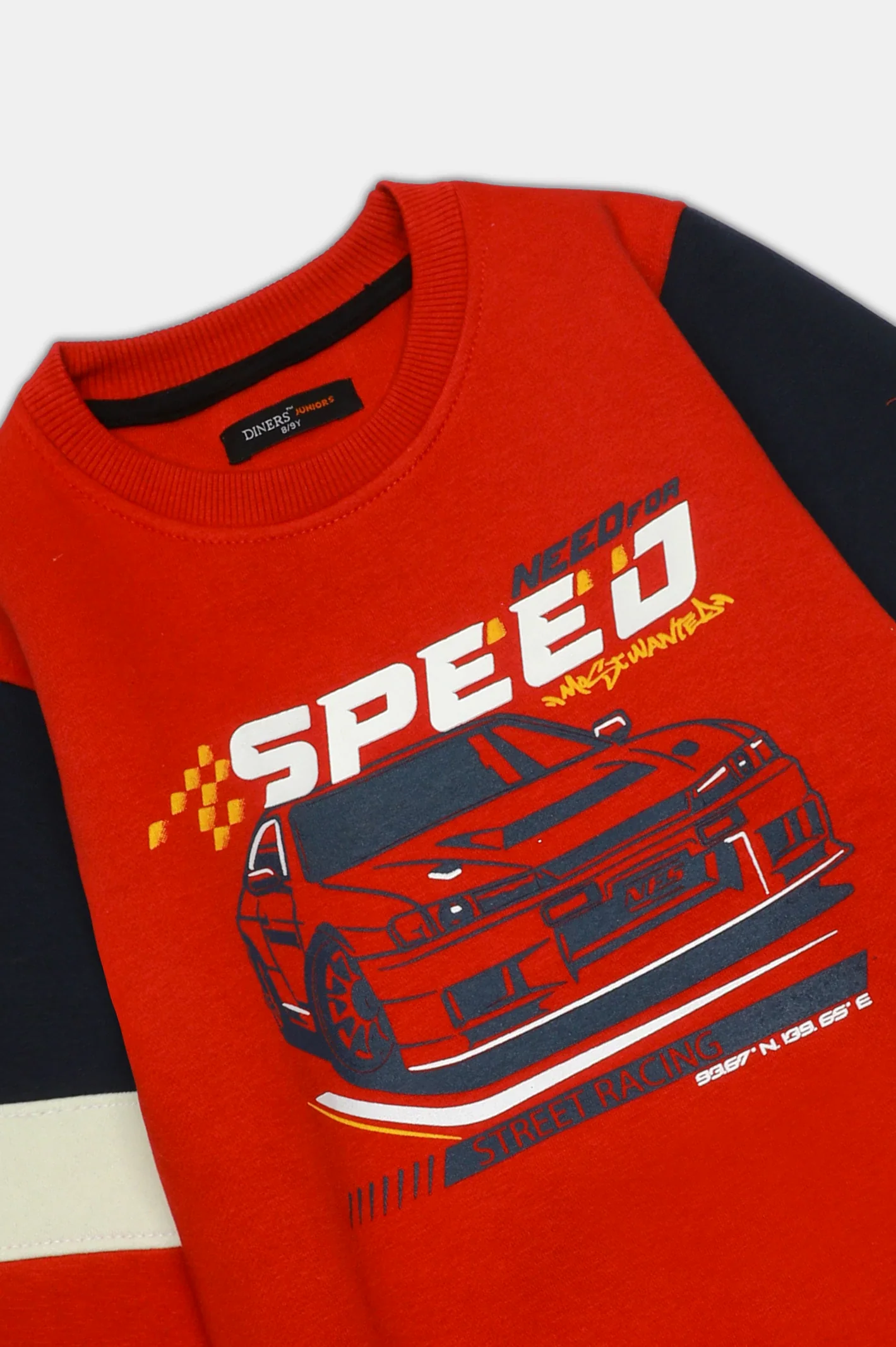 Red Graphic Boys Sweatshirt - Image 2