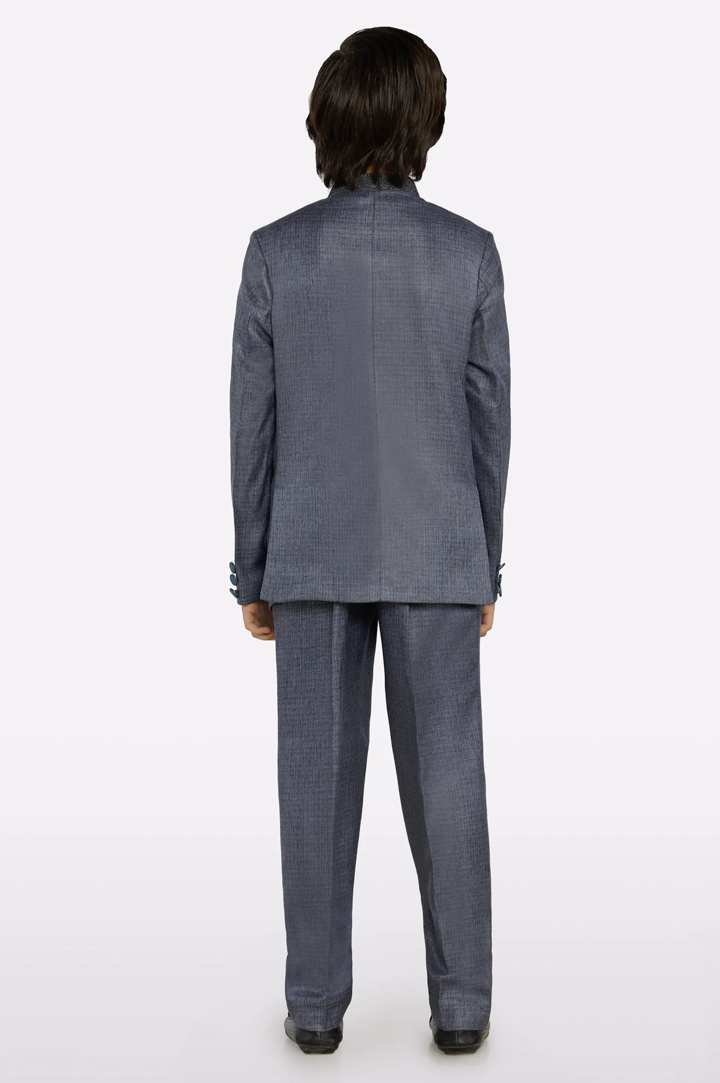 Grey Prince Suit for Boys - Image 3