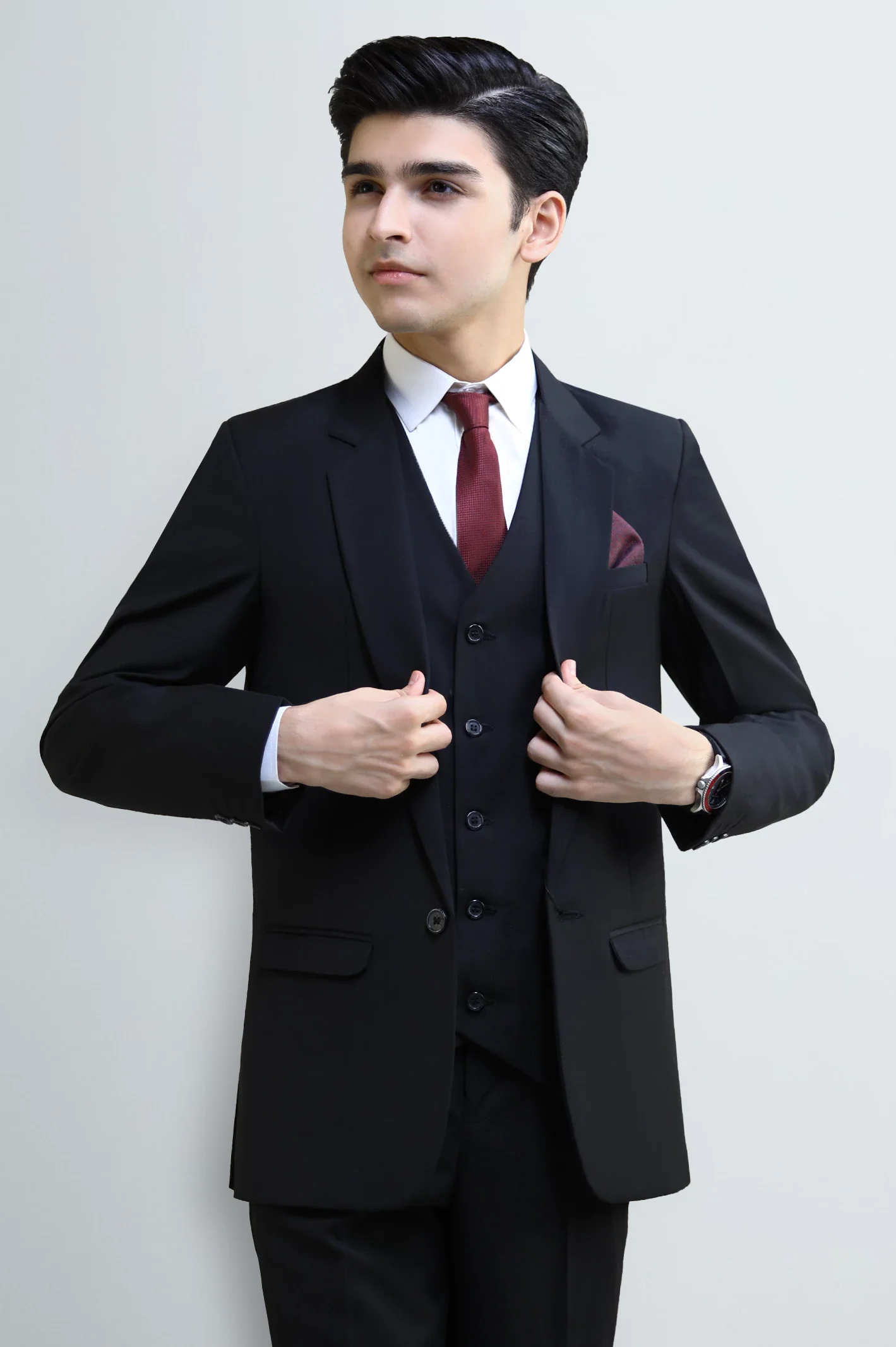 Black Suiting for Boys - Image 2