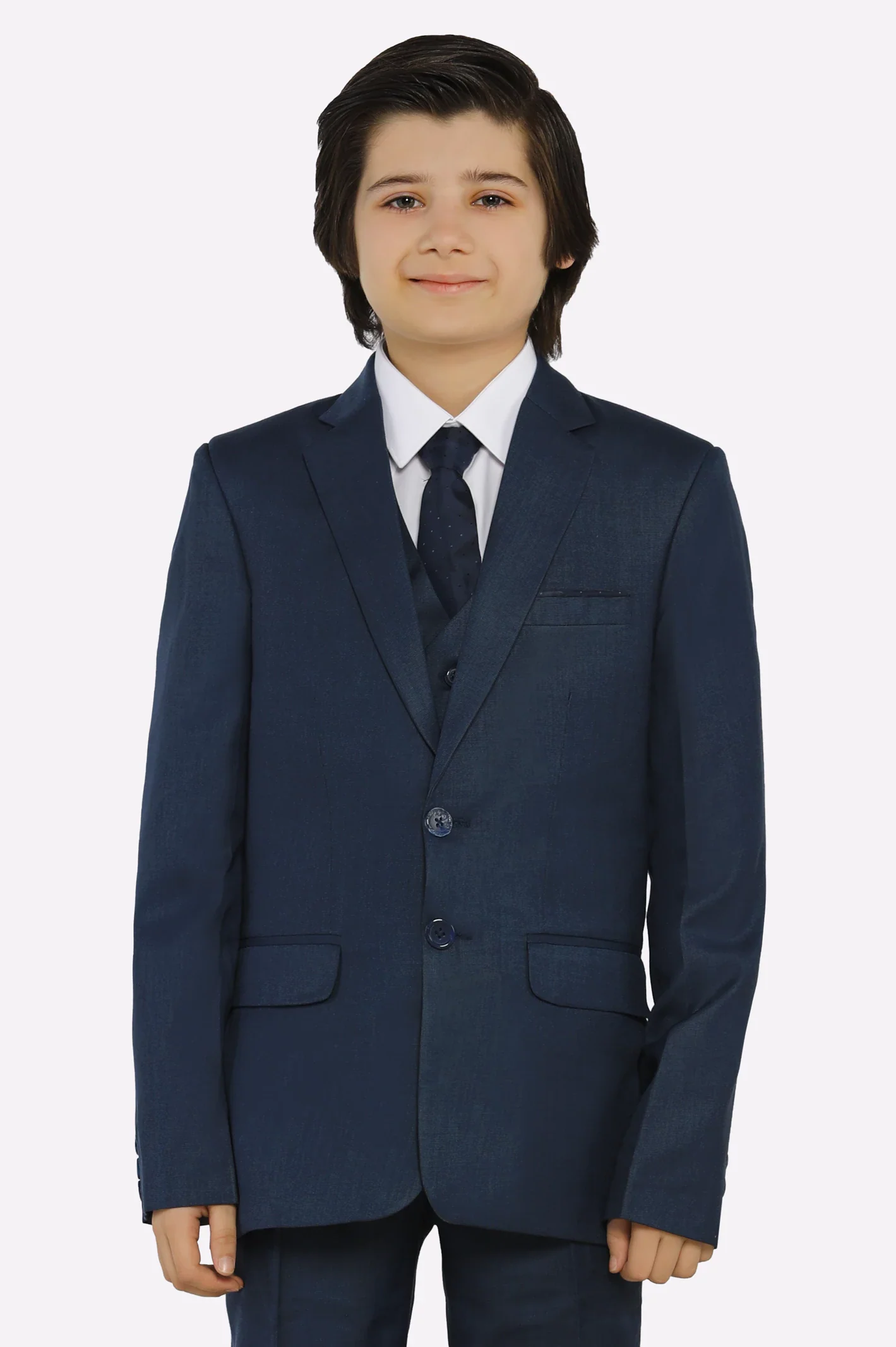 Blue Suiting for Boys - Image 2