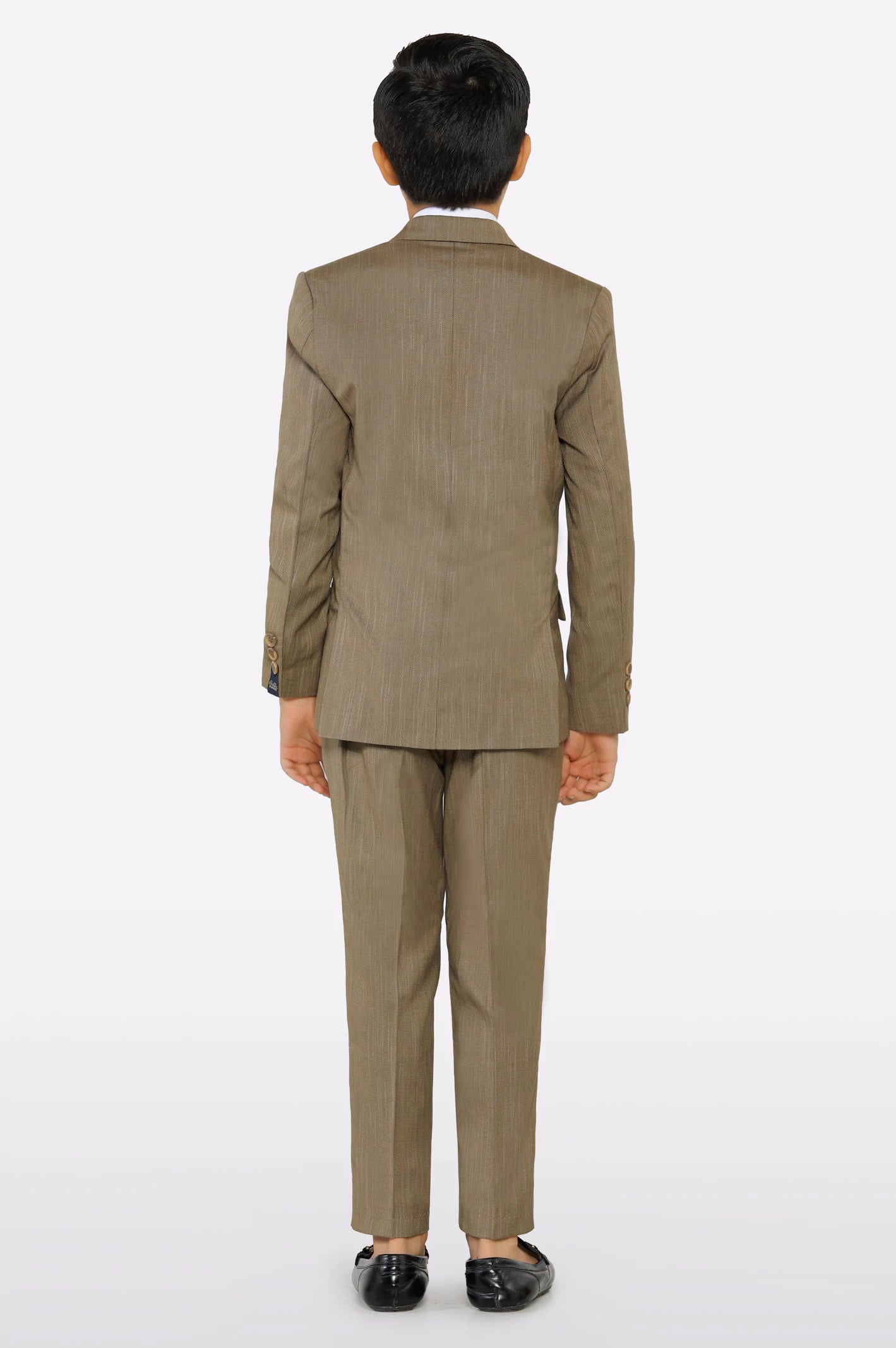 Beige Suiting for Boys - Image 3