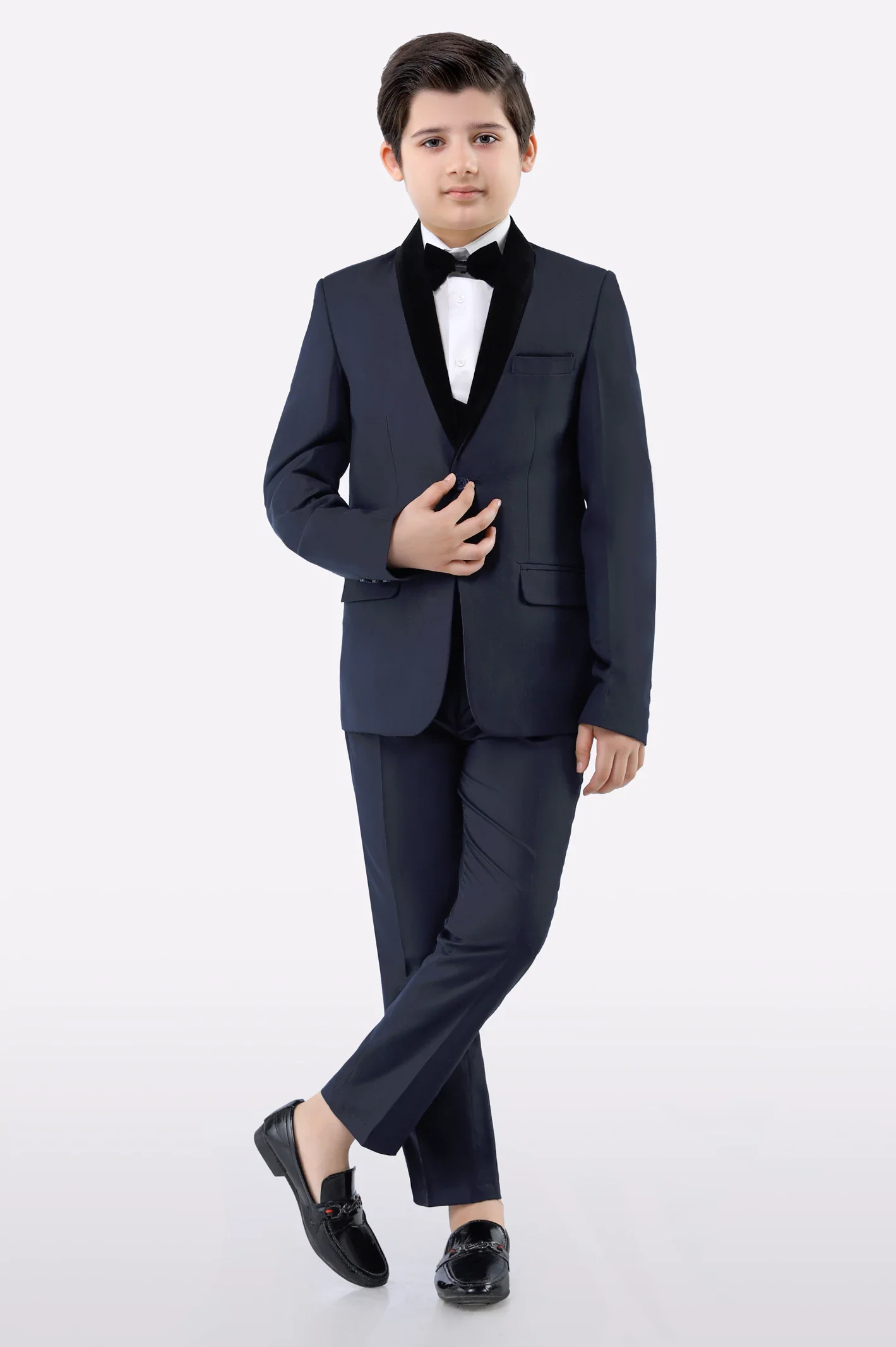 Navy Blue Suiting for Boys