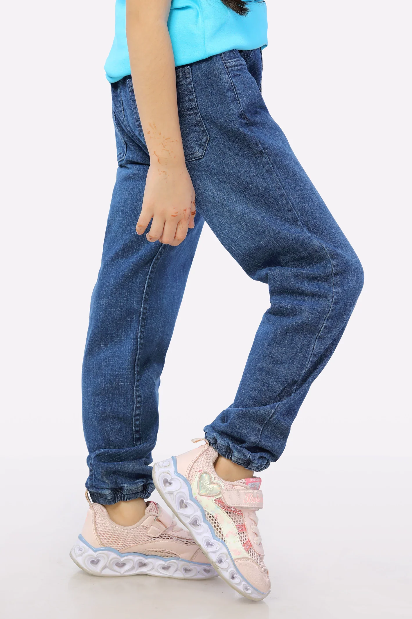 Medium Blue Girls Jeans - Image 2