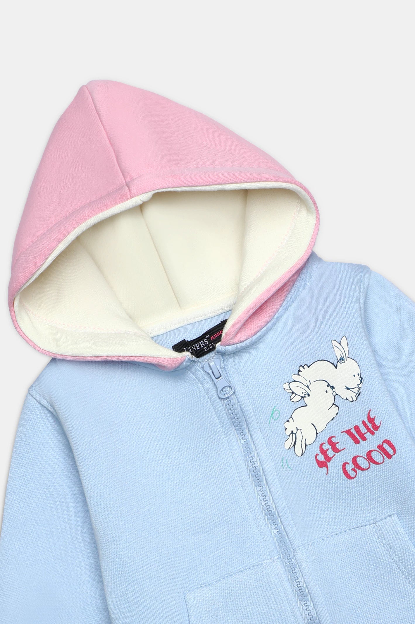 Graphic Printed Girls Hoodie - Image 2