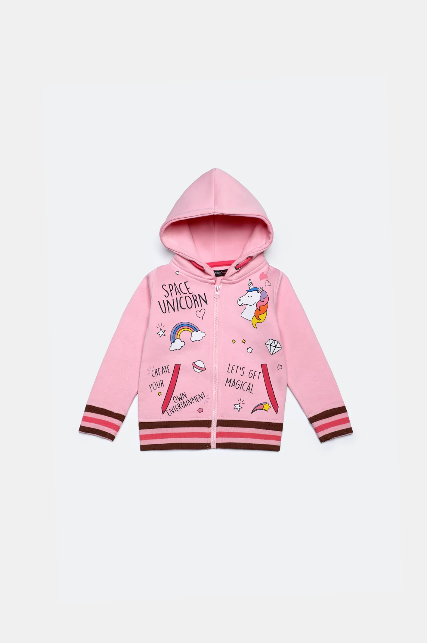 Unicorn Graphic Girls Hoodie