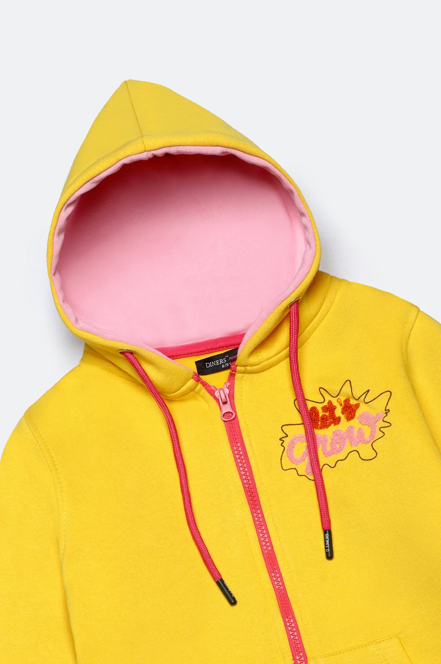 Mustard Graphic Girls Hoodie - Image 2