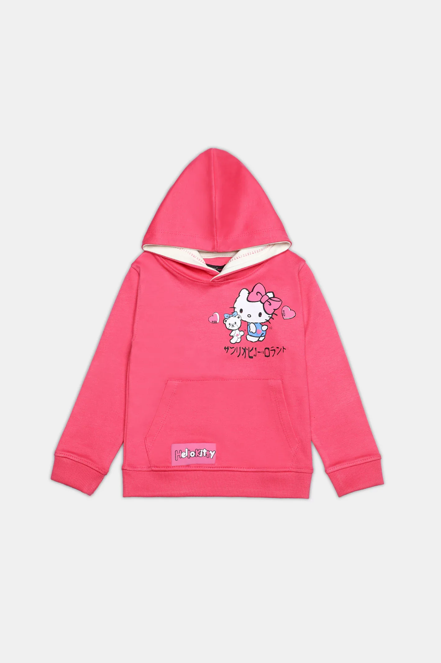 Graphic Printed Girls Hoodie