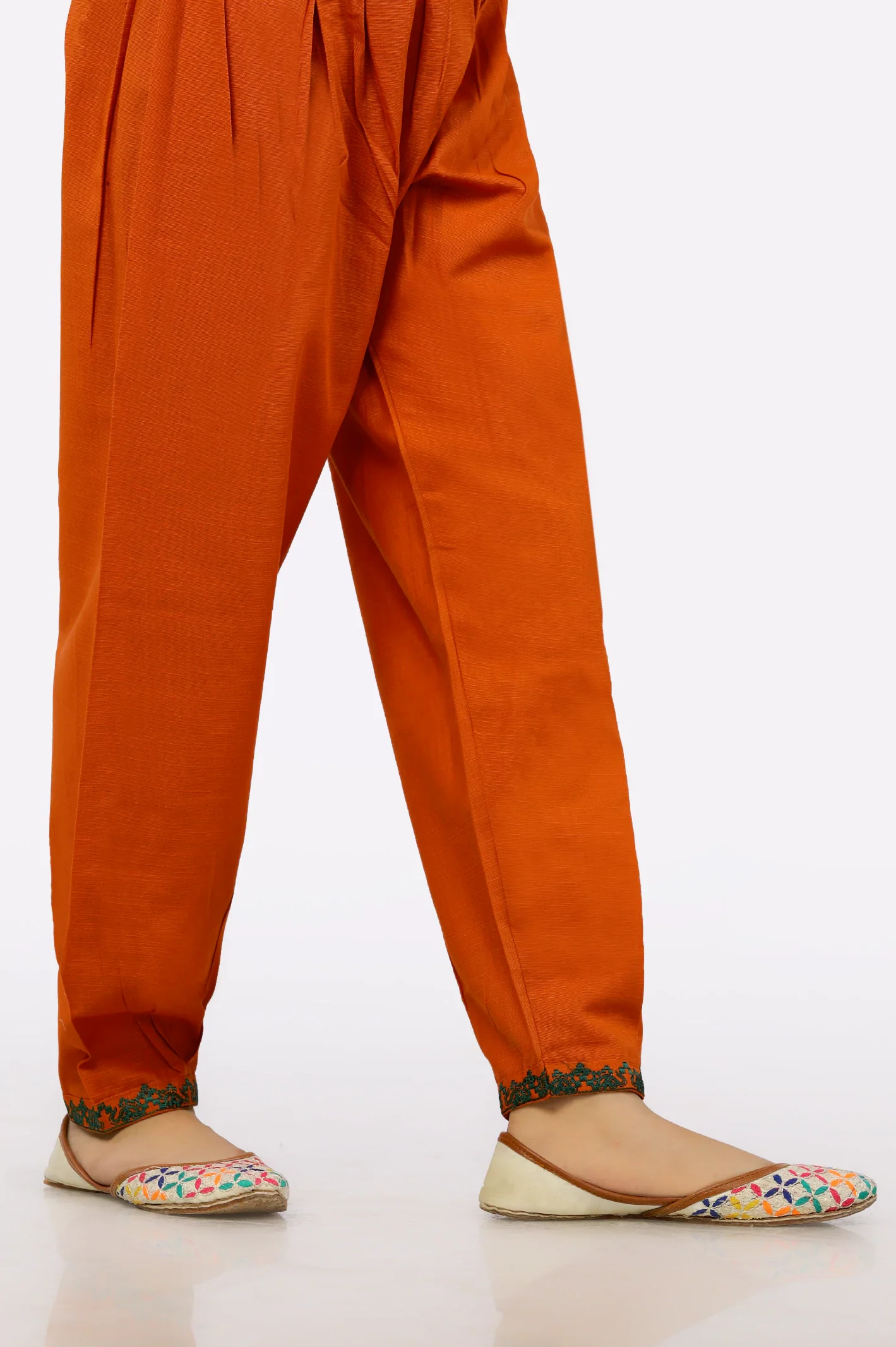 Rust Shalwar For Girls - Image 2