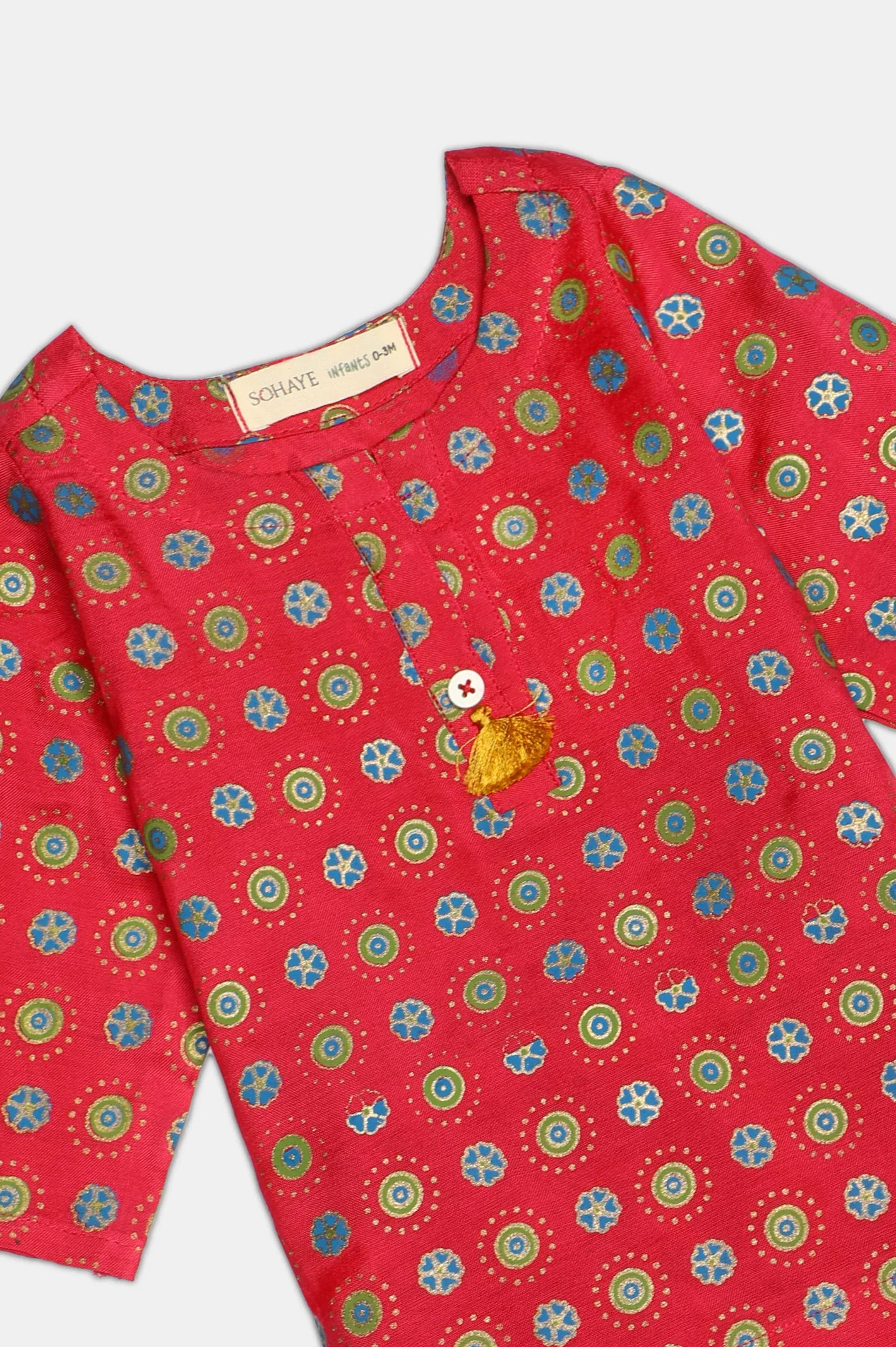 Pink Printed Infant 2PC - Image 2