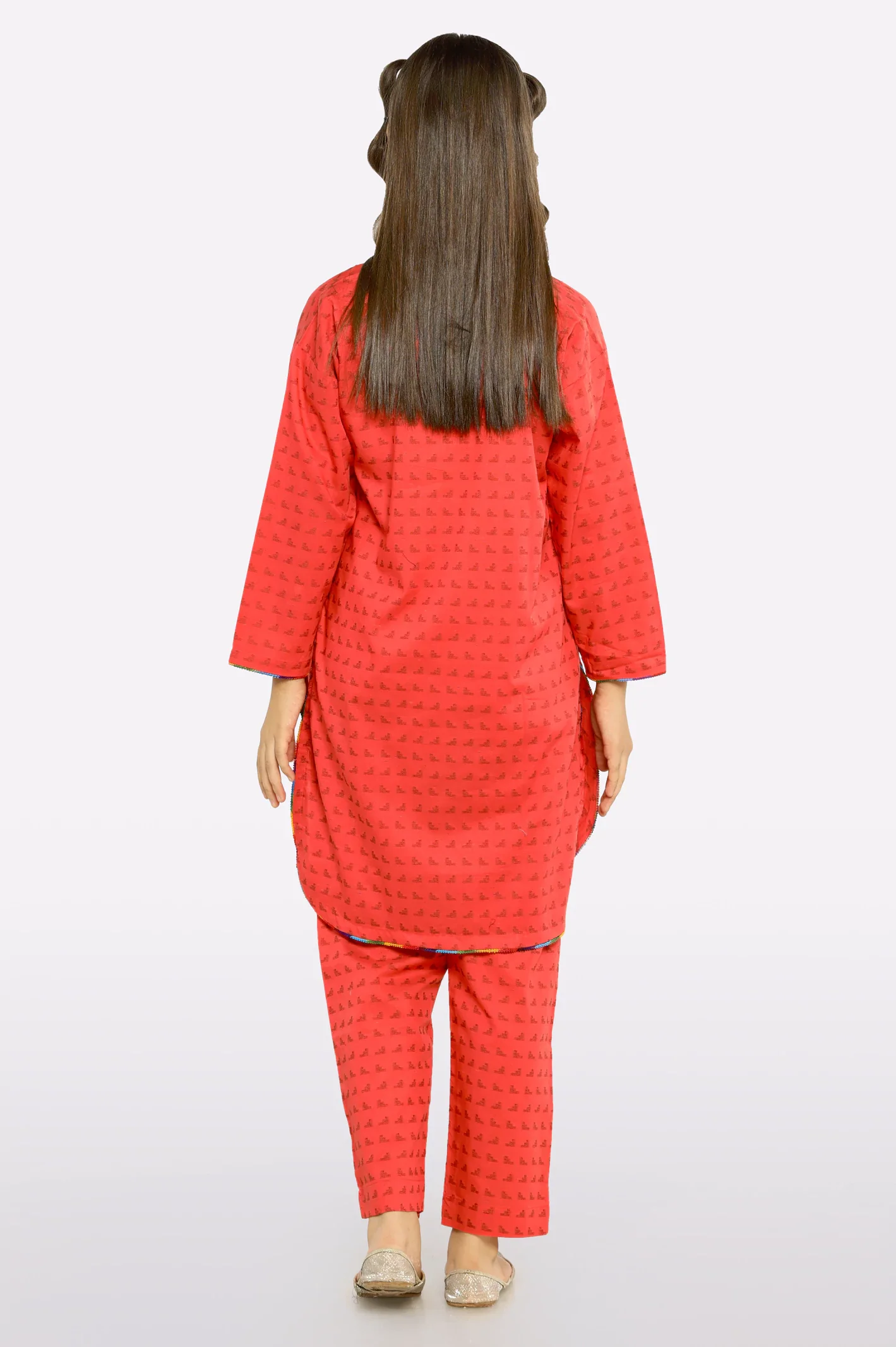 Red Stylised Girls 2PC - Image 3