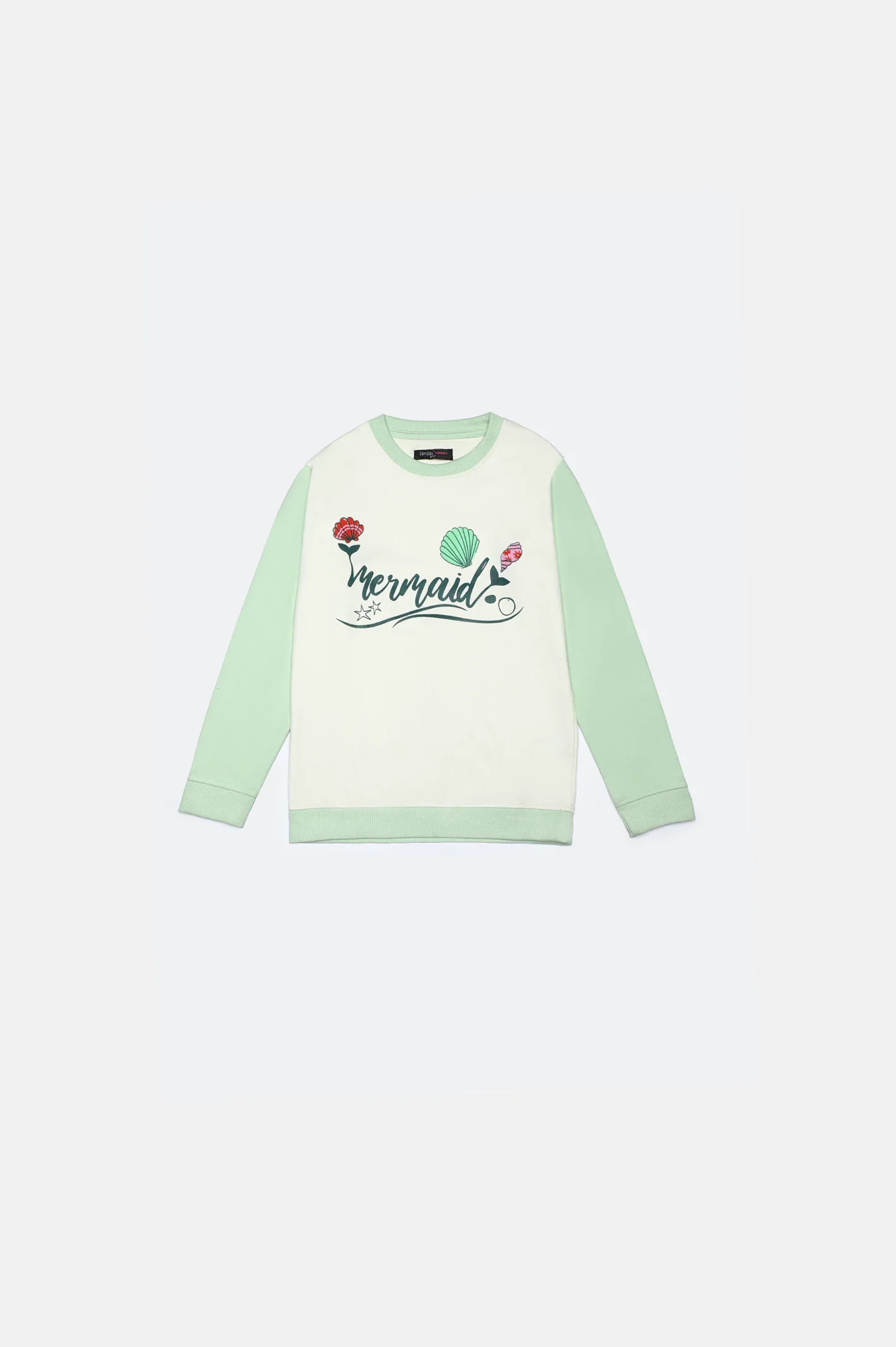 Mermaid Graphic Girls Sweatshirt
