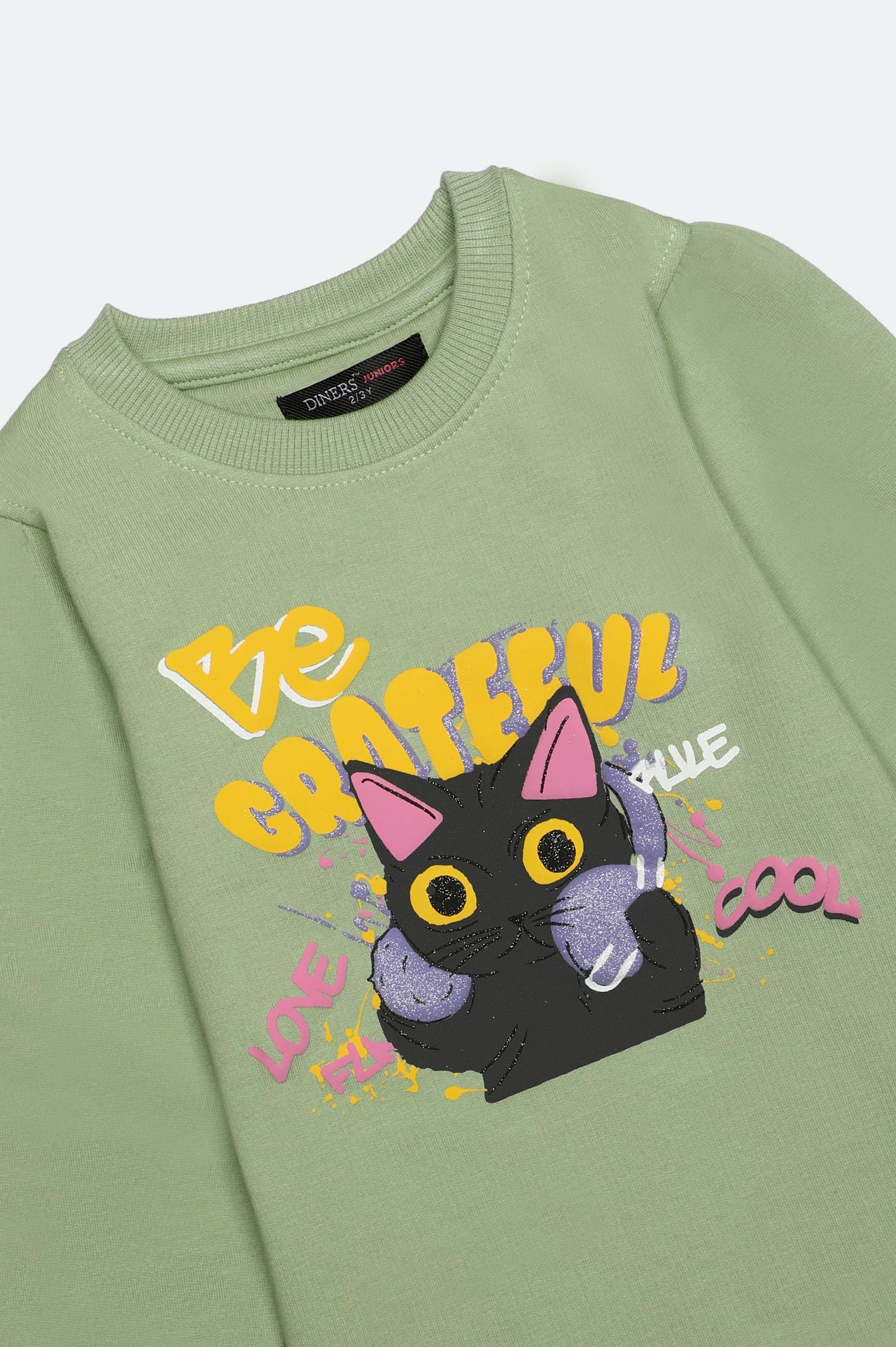 Statement Graphic Girls Sweatshirt - Image 2