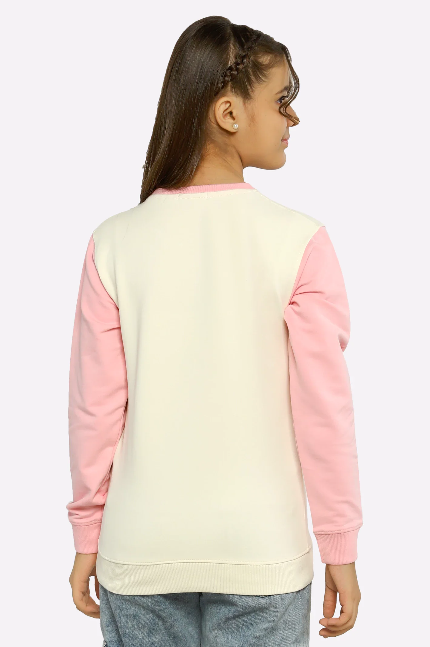 Rapunzel Graphic Printed Girls Sweatshirt - Image 3