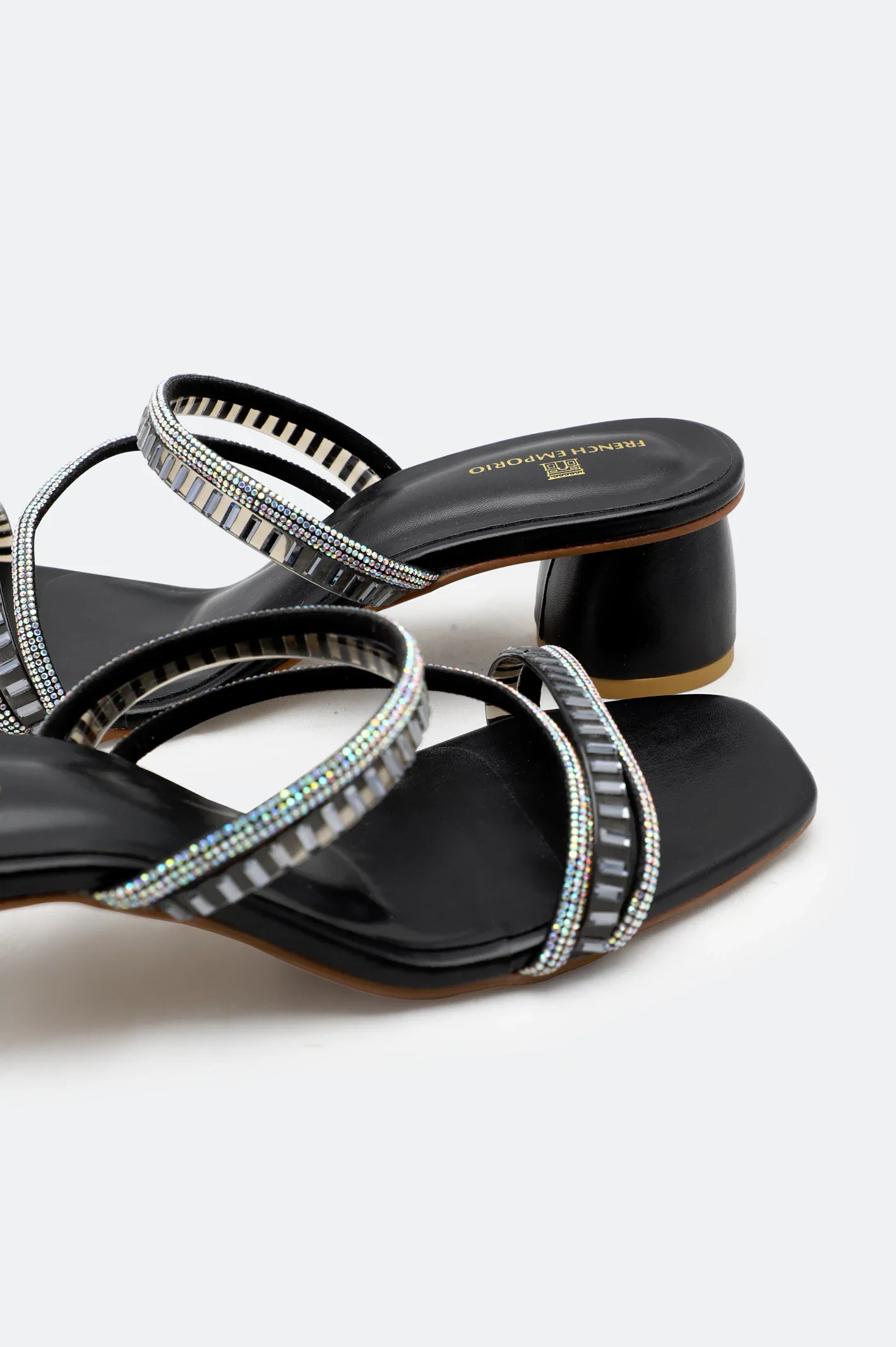 Black Ladies Formal Block Heel - Image 2