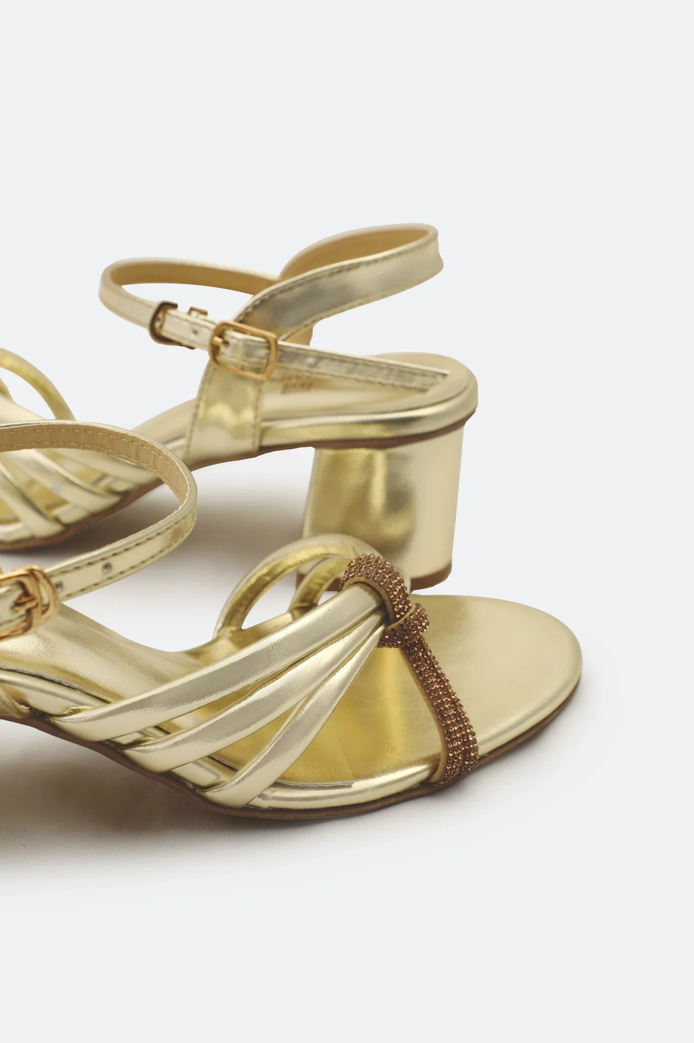 Golden Ladies Formal Heels - Image 2