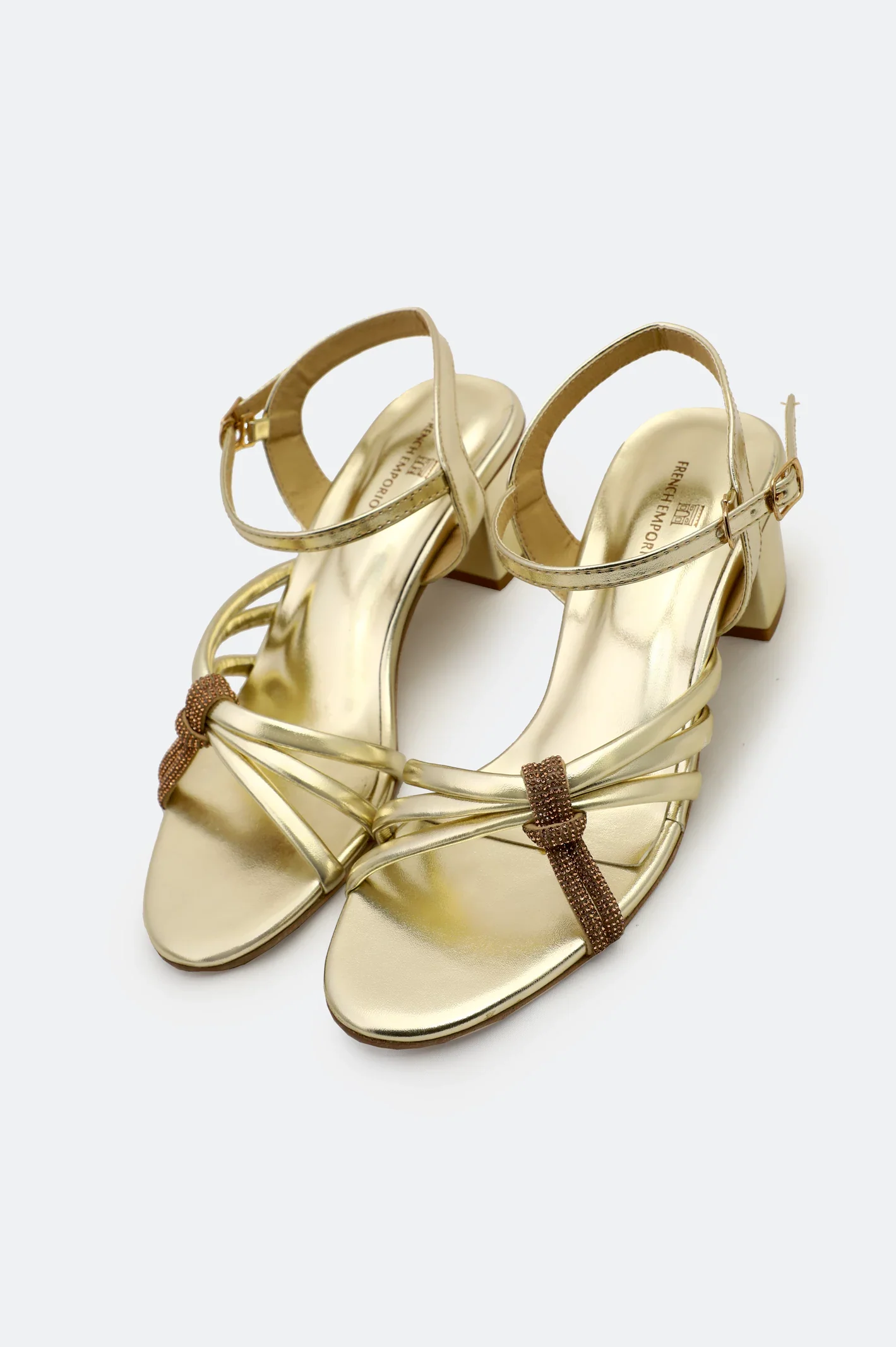 Golden Ladies Formal Heels - Image 4