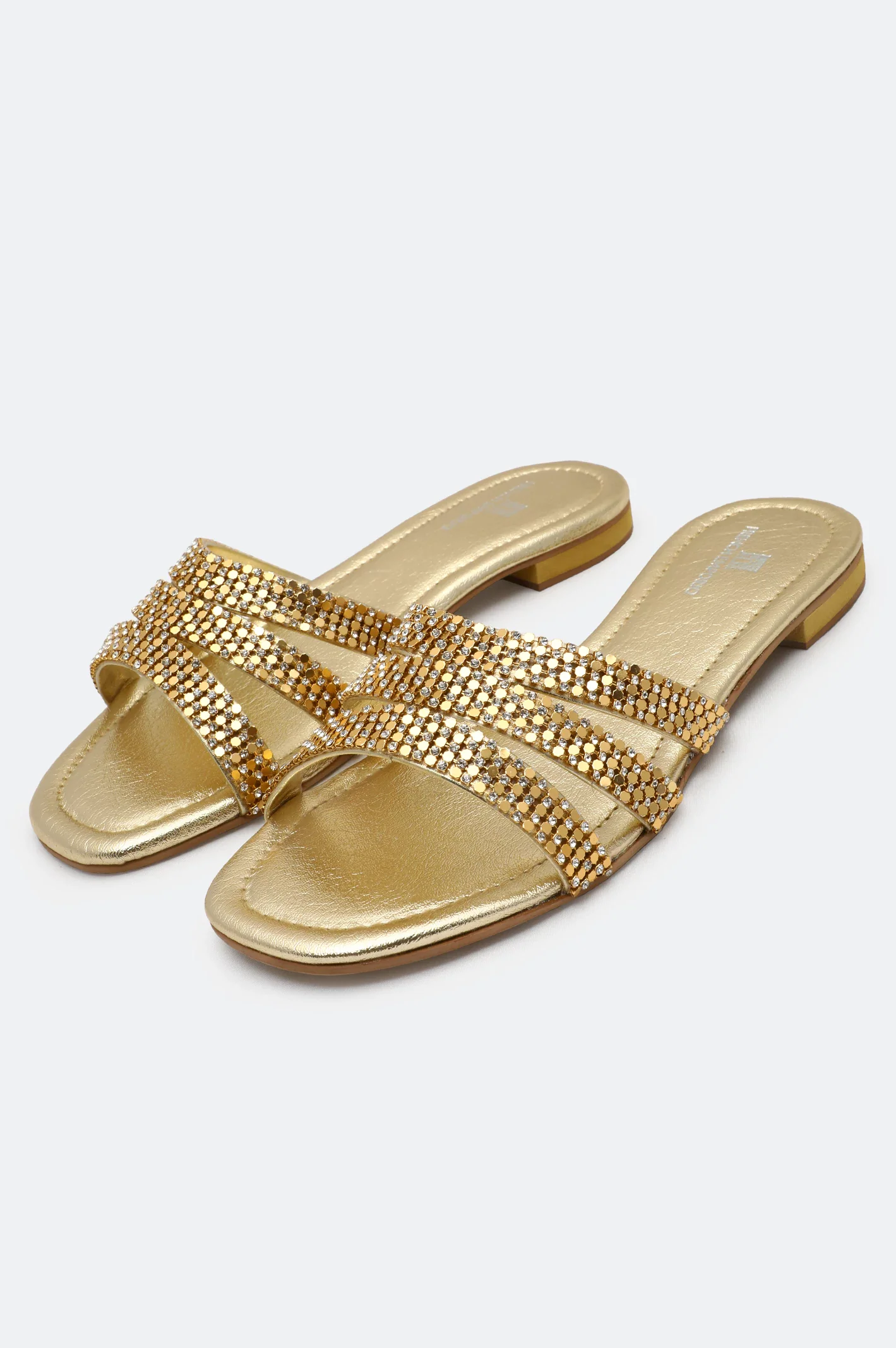 Golden Ladies Formal Slippers - Image 4