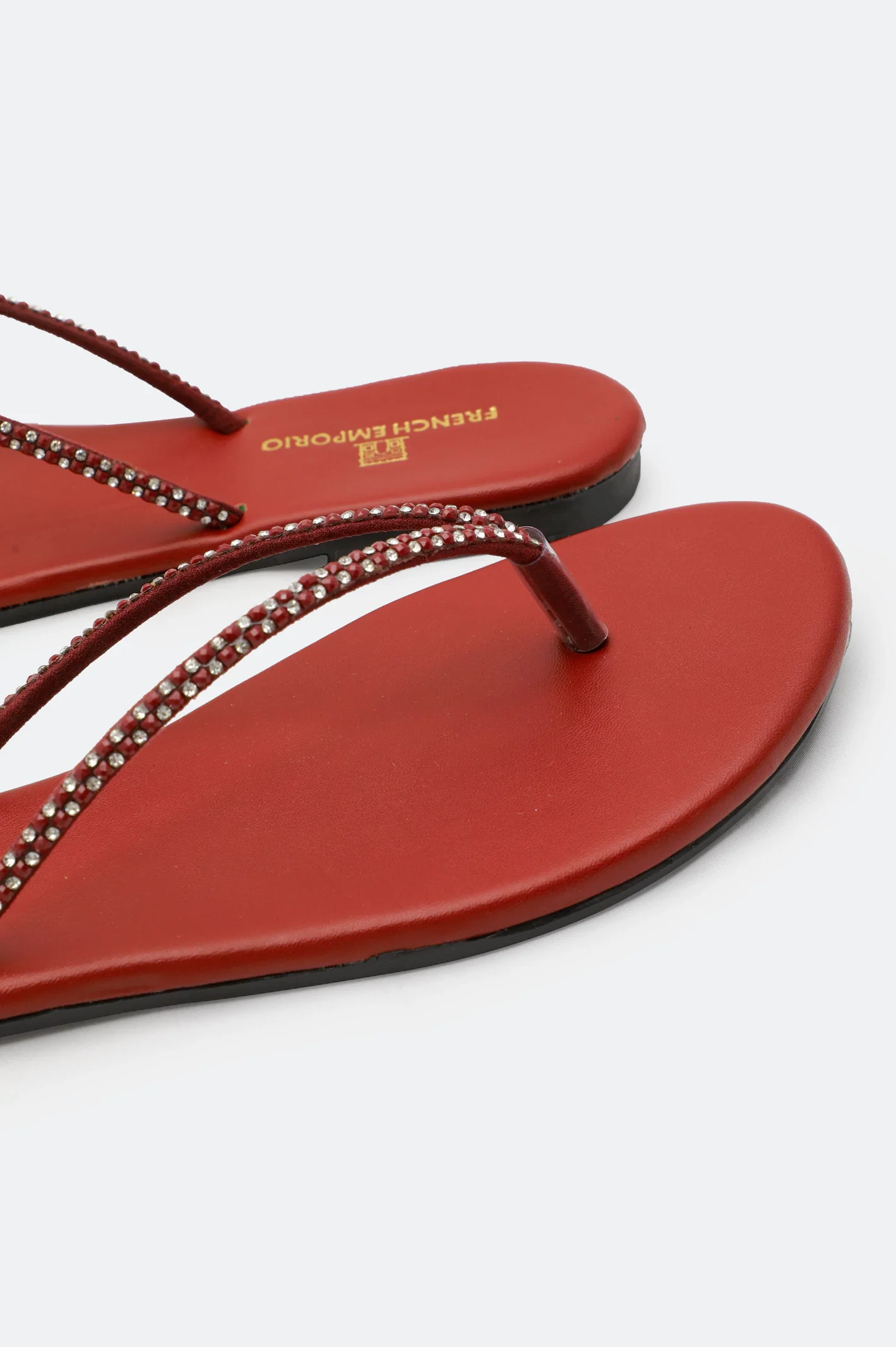 Maroon Ladies Casual Slippers - Image 2