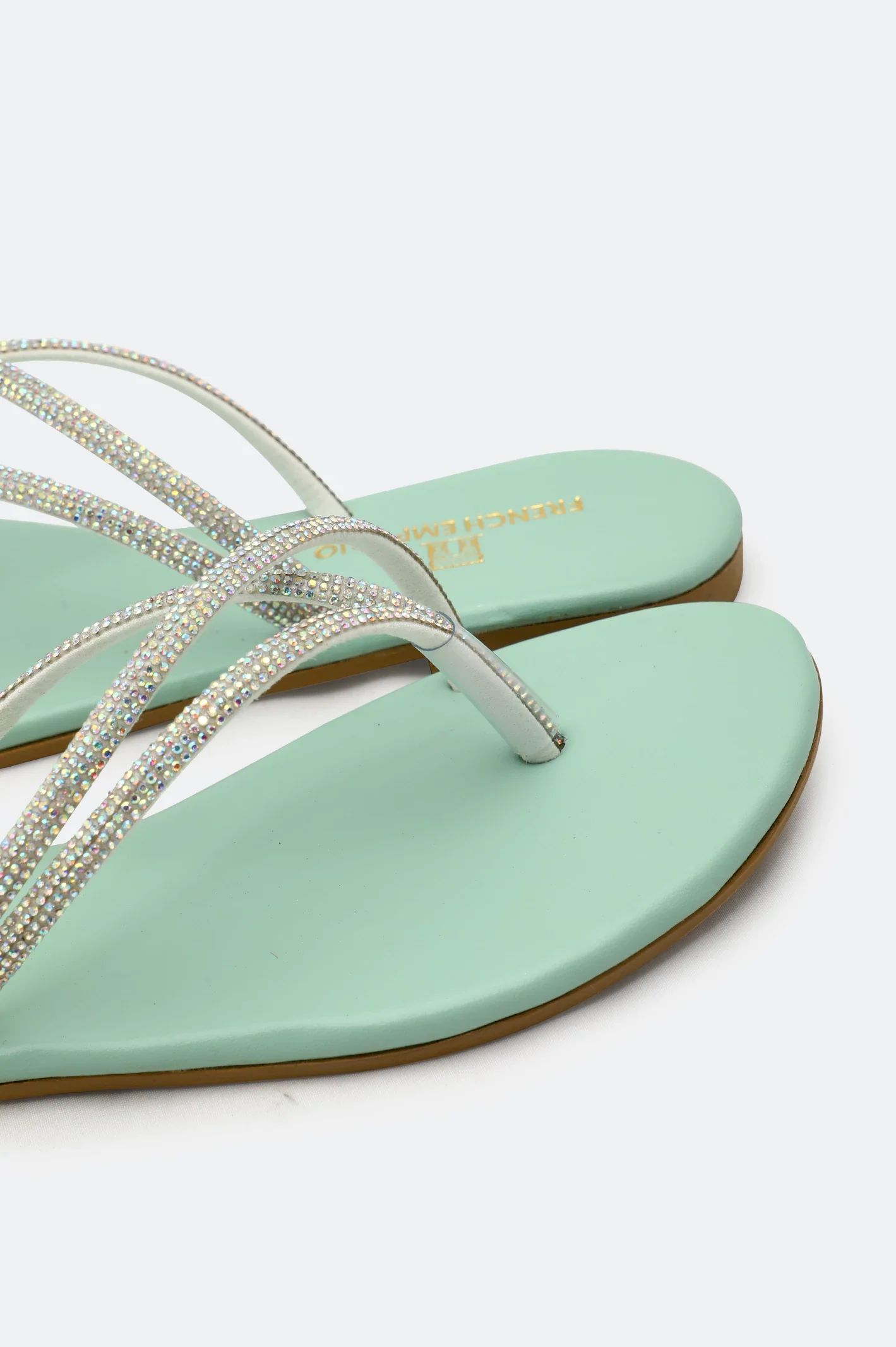 Green Ladies Casual Slippers - Image 2
