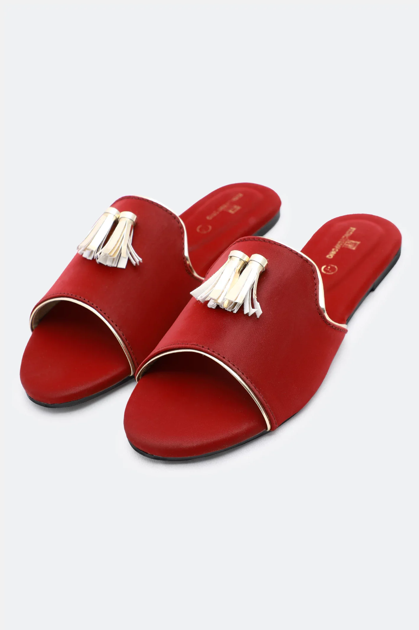 Maroon Ladies Formal Slippers - Image 4