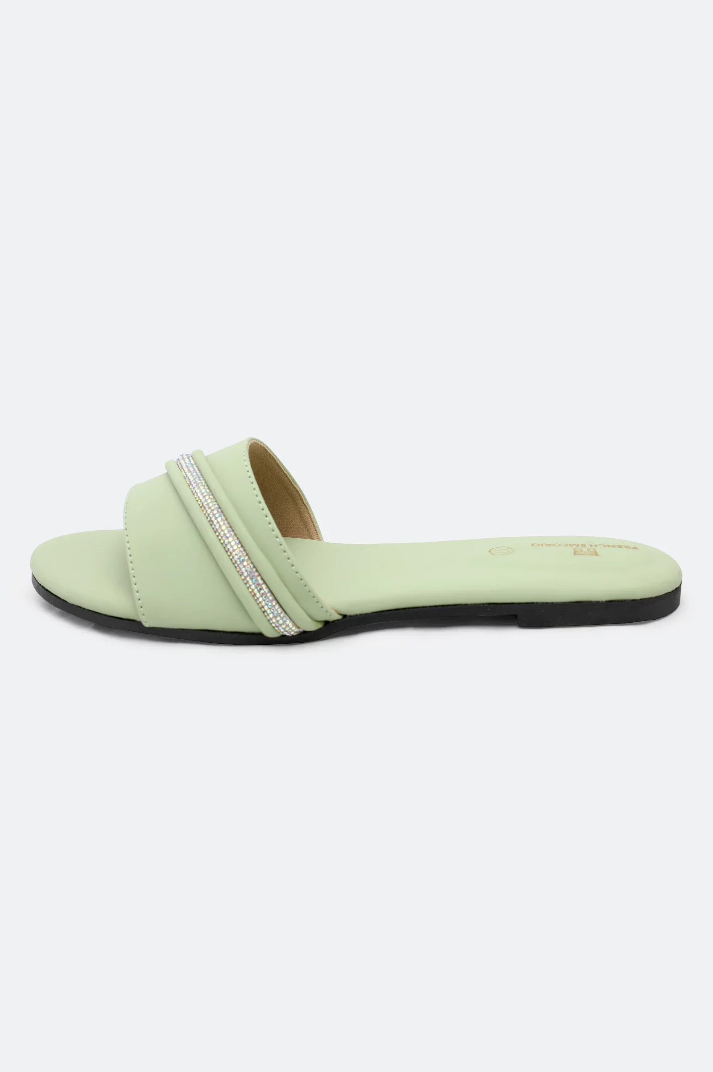 Light Green Ladies Casual Slippers - Image 3
