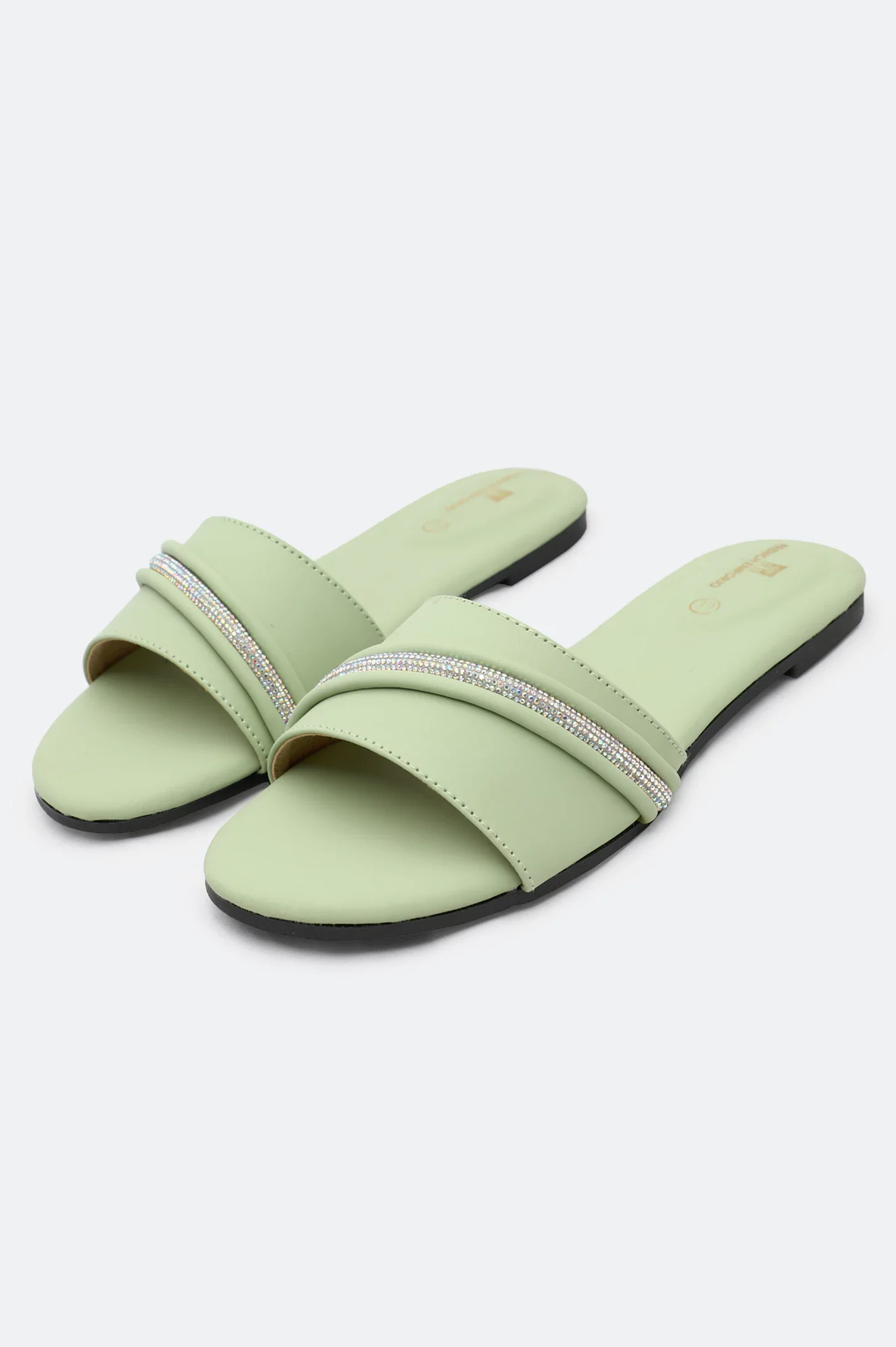Light Green Ladies Casual Slippers - Image 4