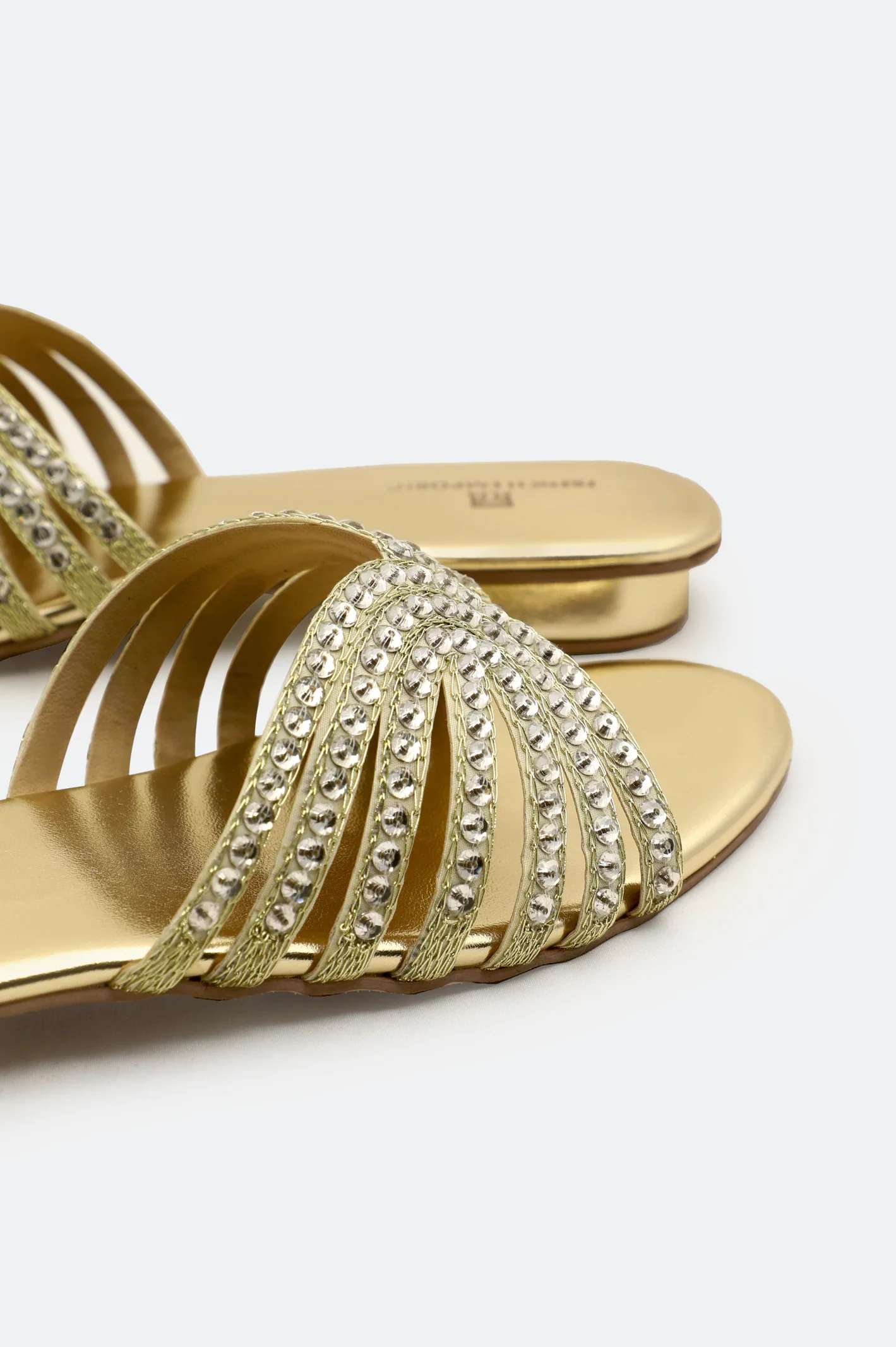 Golden Ladies Formal Slippers - Image 2