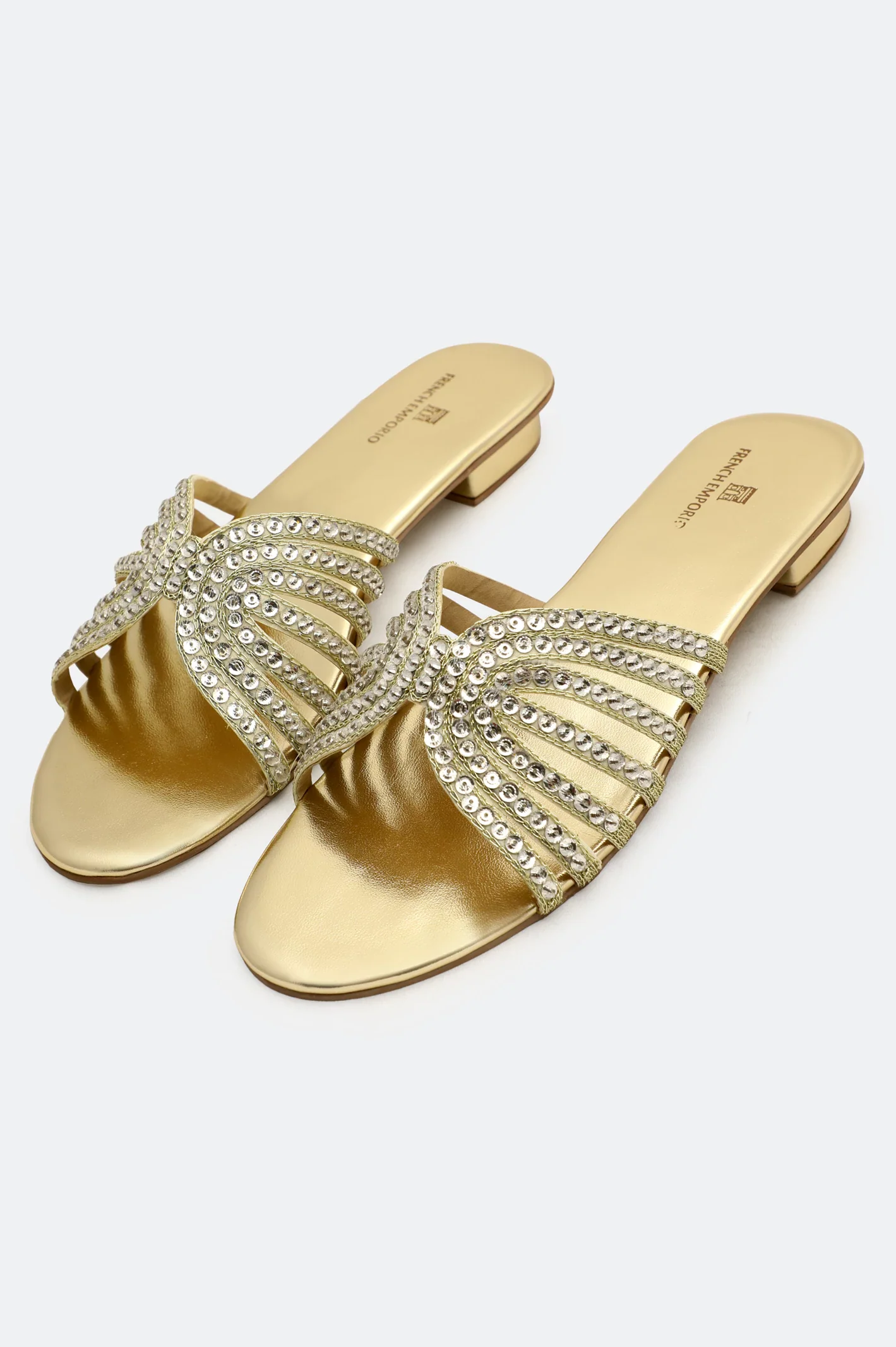 Golden Ladies Formal Slippers - Image 4