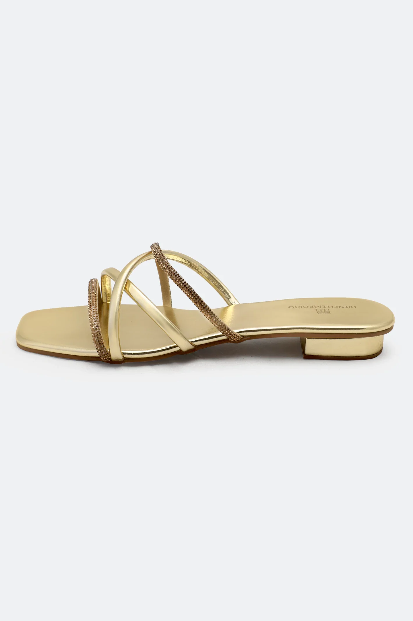 Golden Ladies Formal Slippers - Image 3