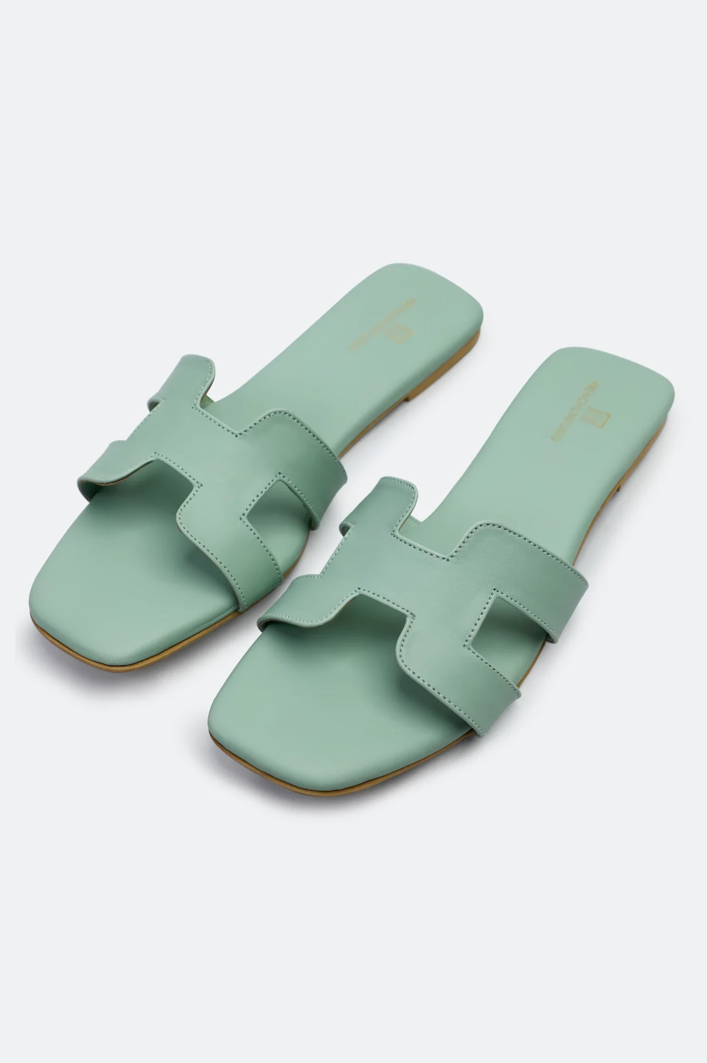Sea Green Ladies Casual Slippers - Image 4