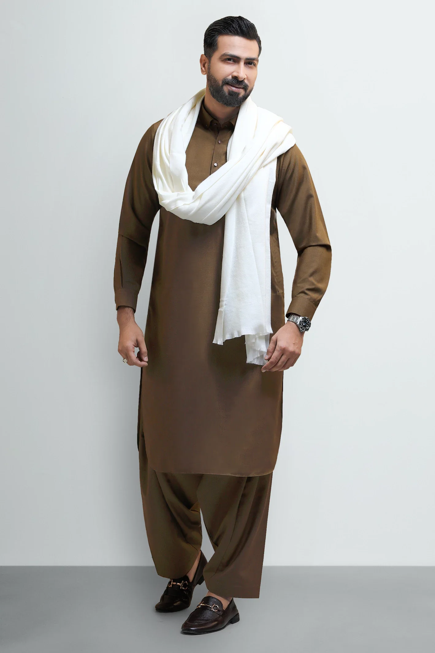 Off white Men's Shawl