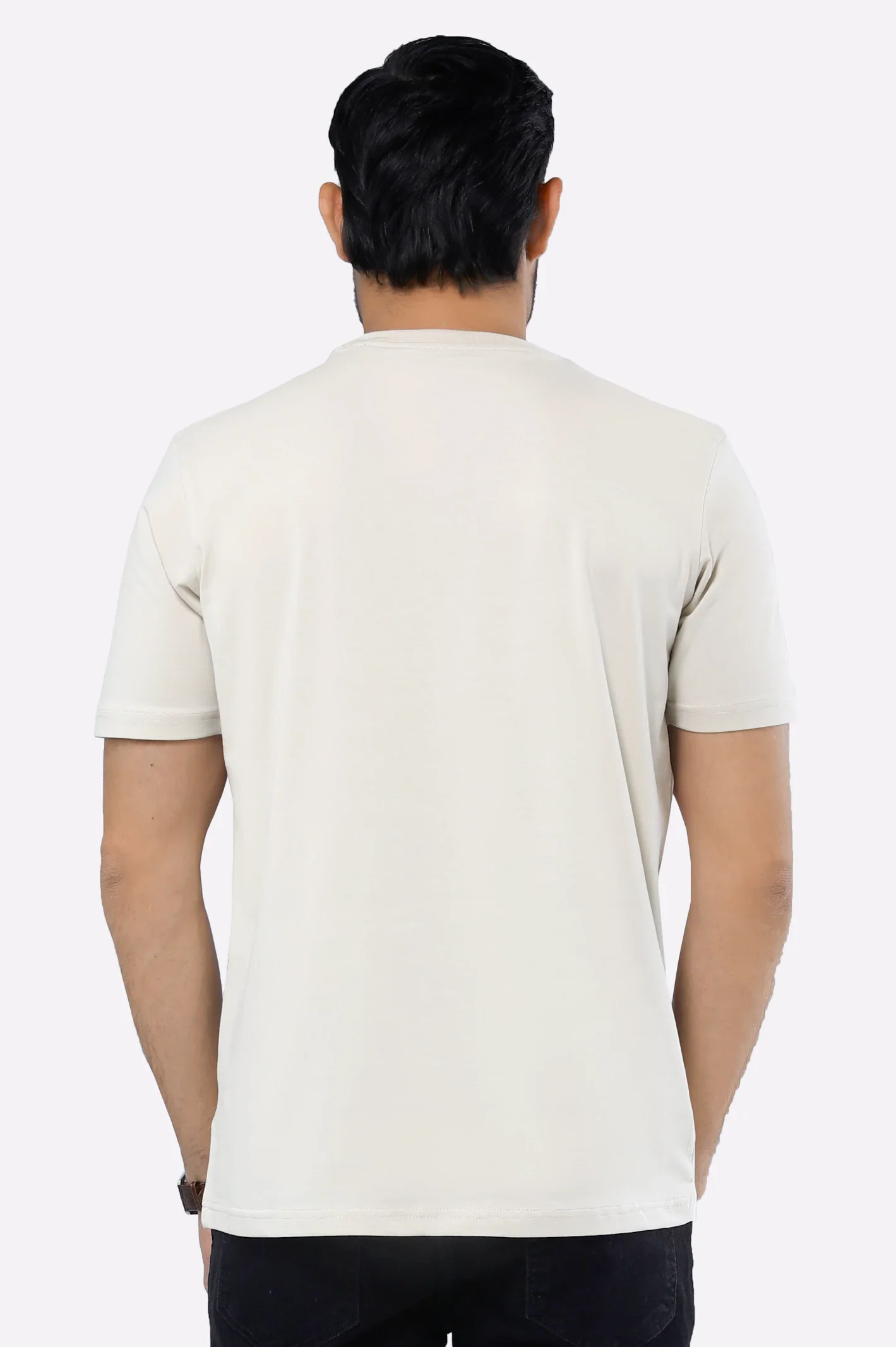 Basic Crew Neck T-Shirt - Image 3