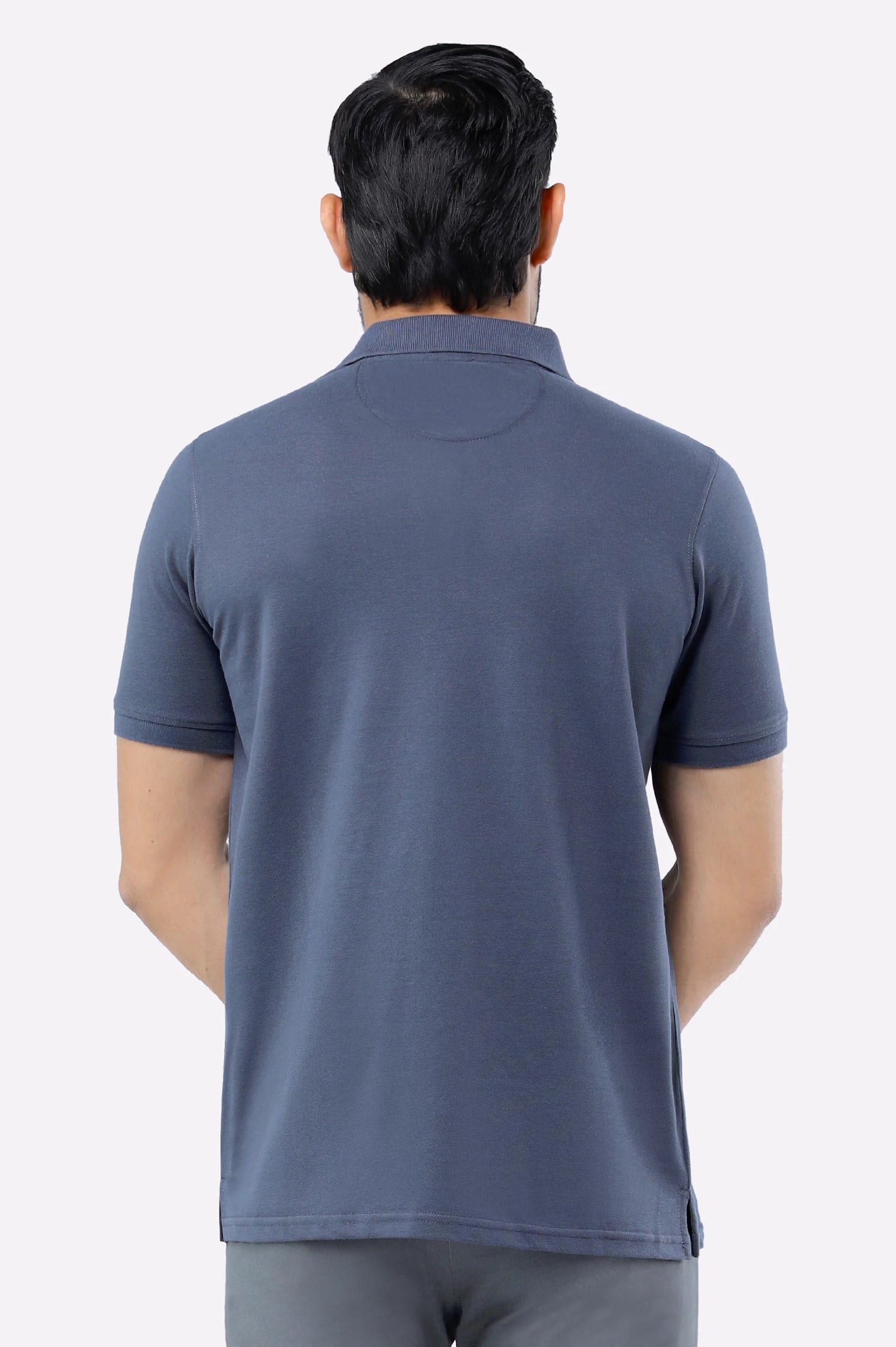 Charcoal Tipping Collar Polo - Image 3