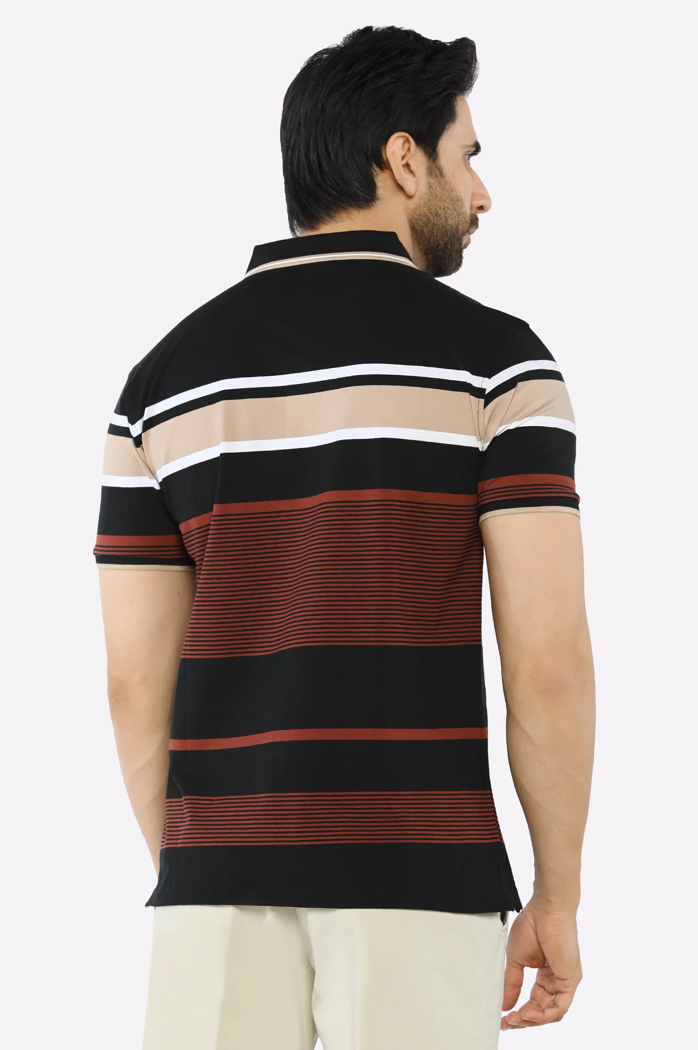 Black Yarn Dyed Polo - Image 2