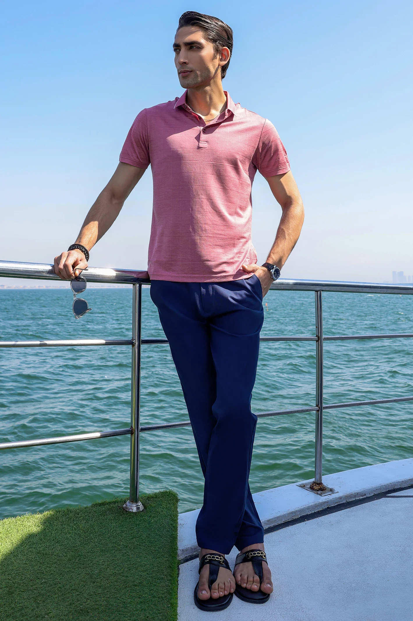Pink Dry Fit Polo - Image 2