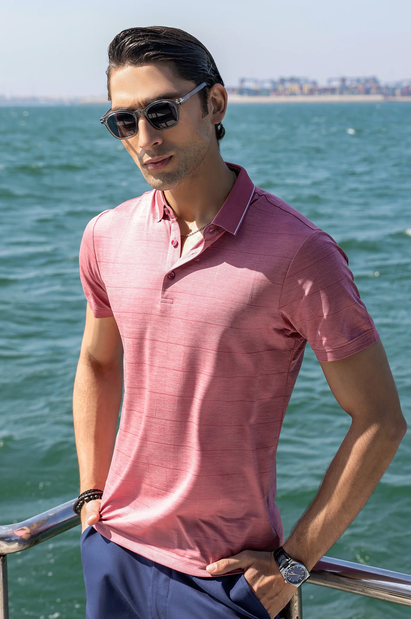Pink Dry Fit Polo - Image 3