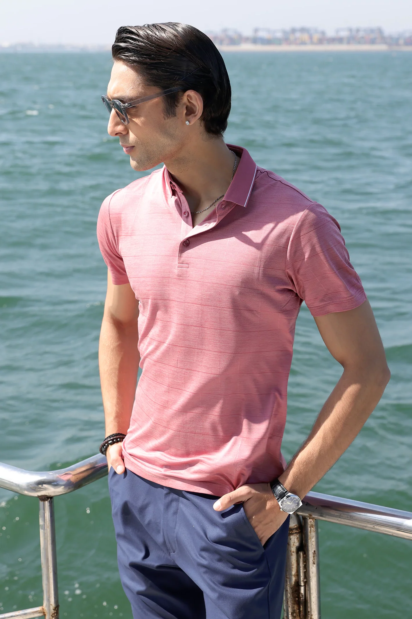 Pink Dry Fit Polo - Image 4