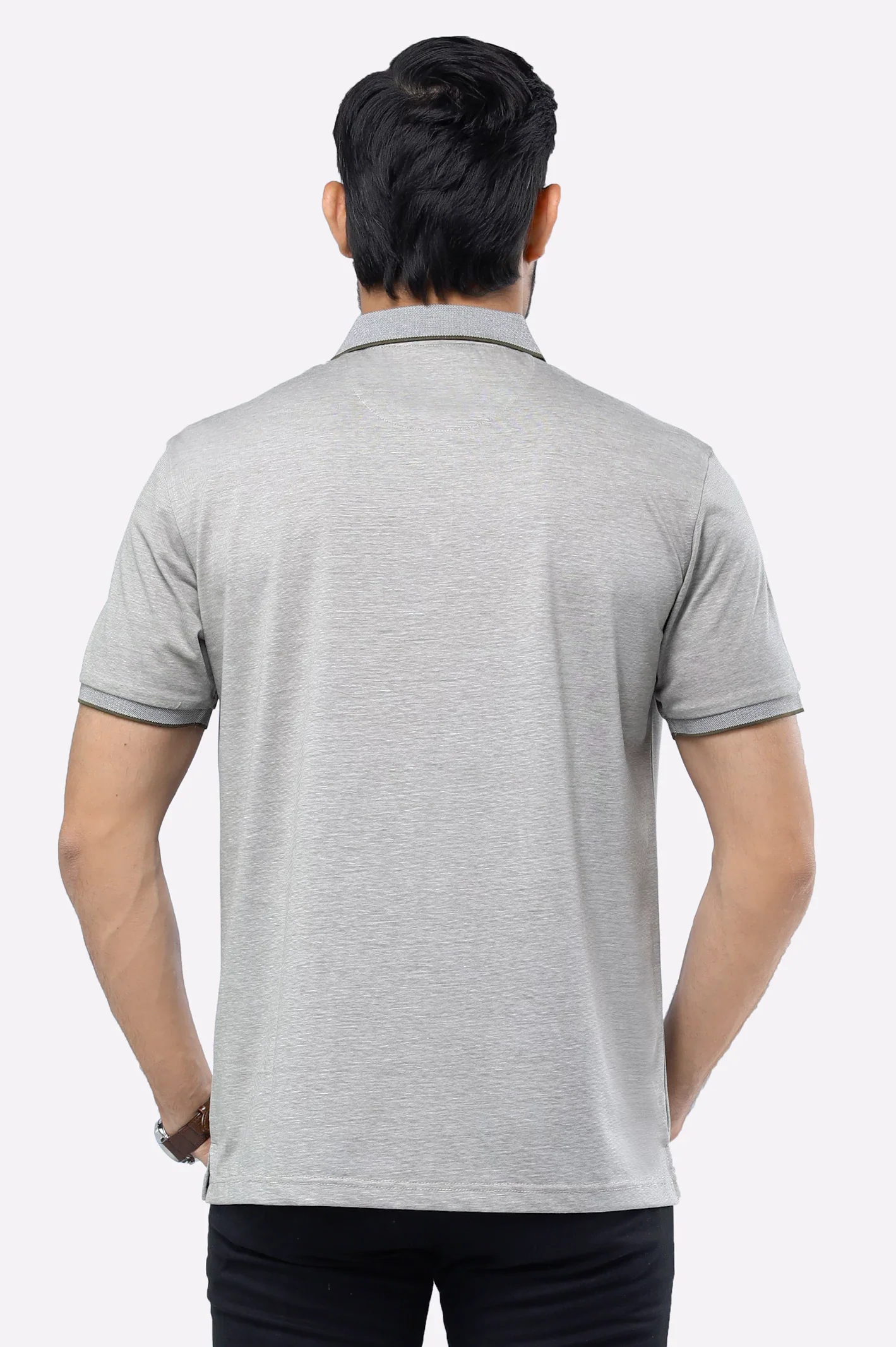 Olive Dry Fit Polo - Image 3