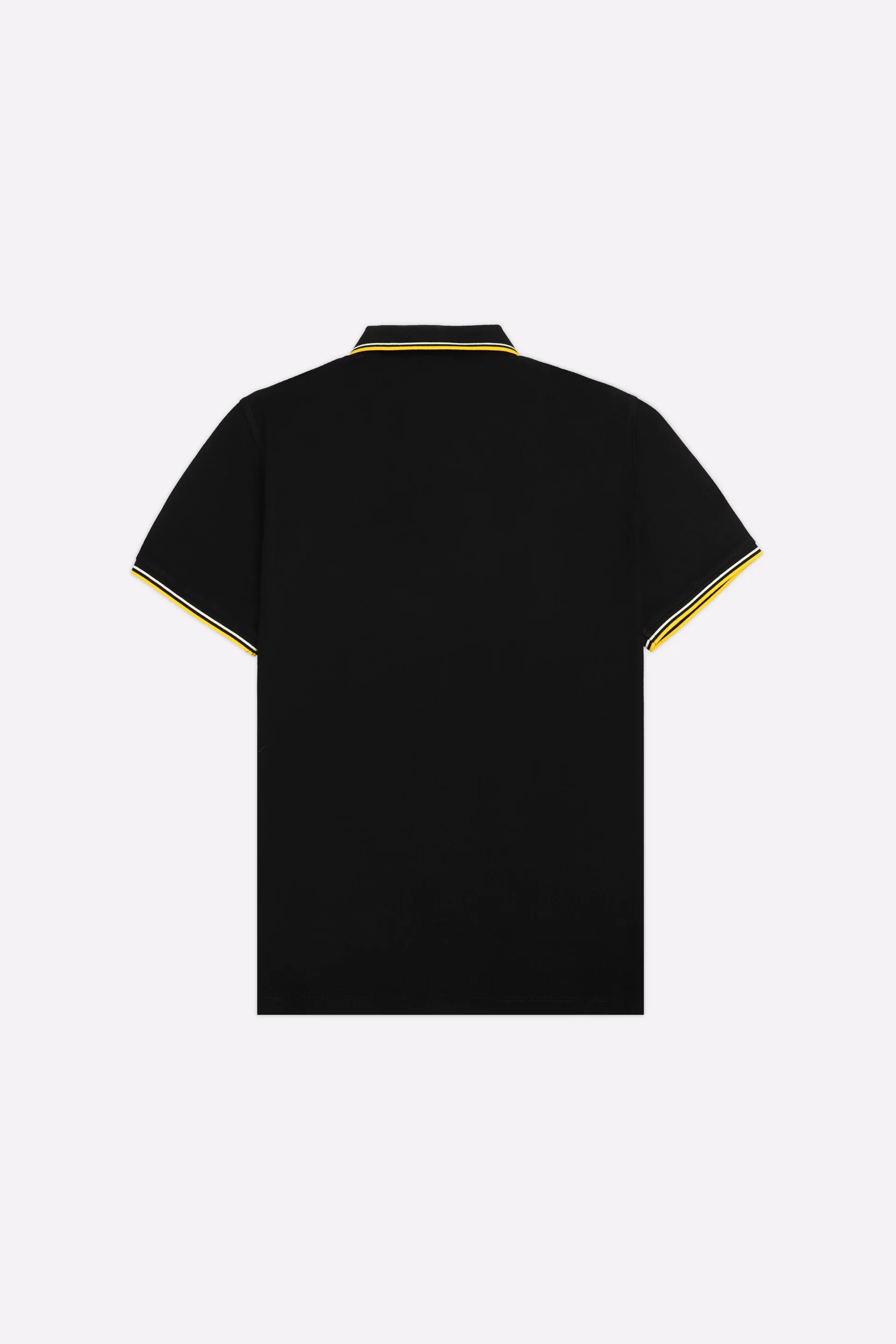 Black Mercerised Polo - Image 6