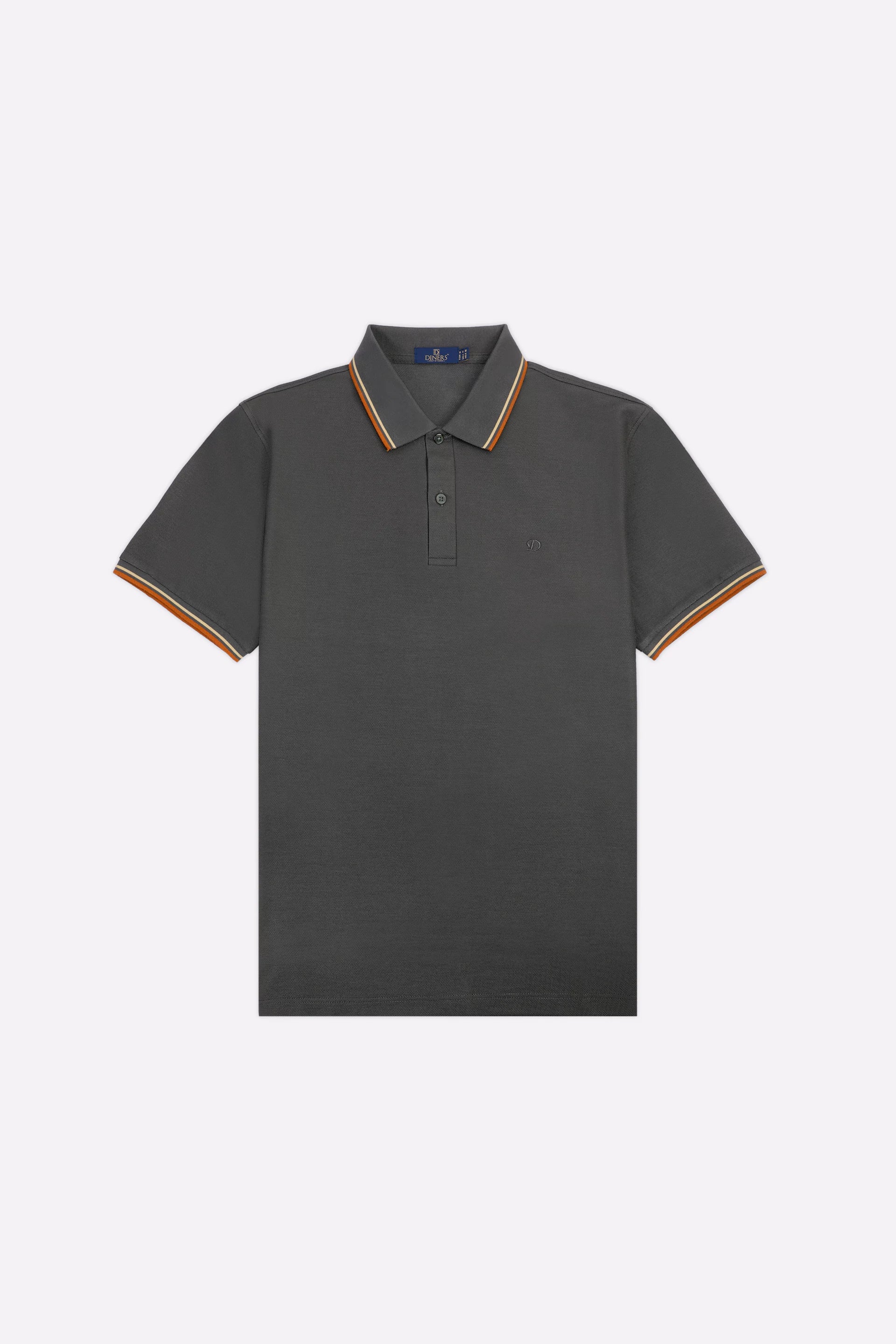 Charcoal Mercerised Polo - Image 4