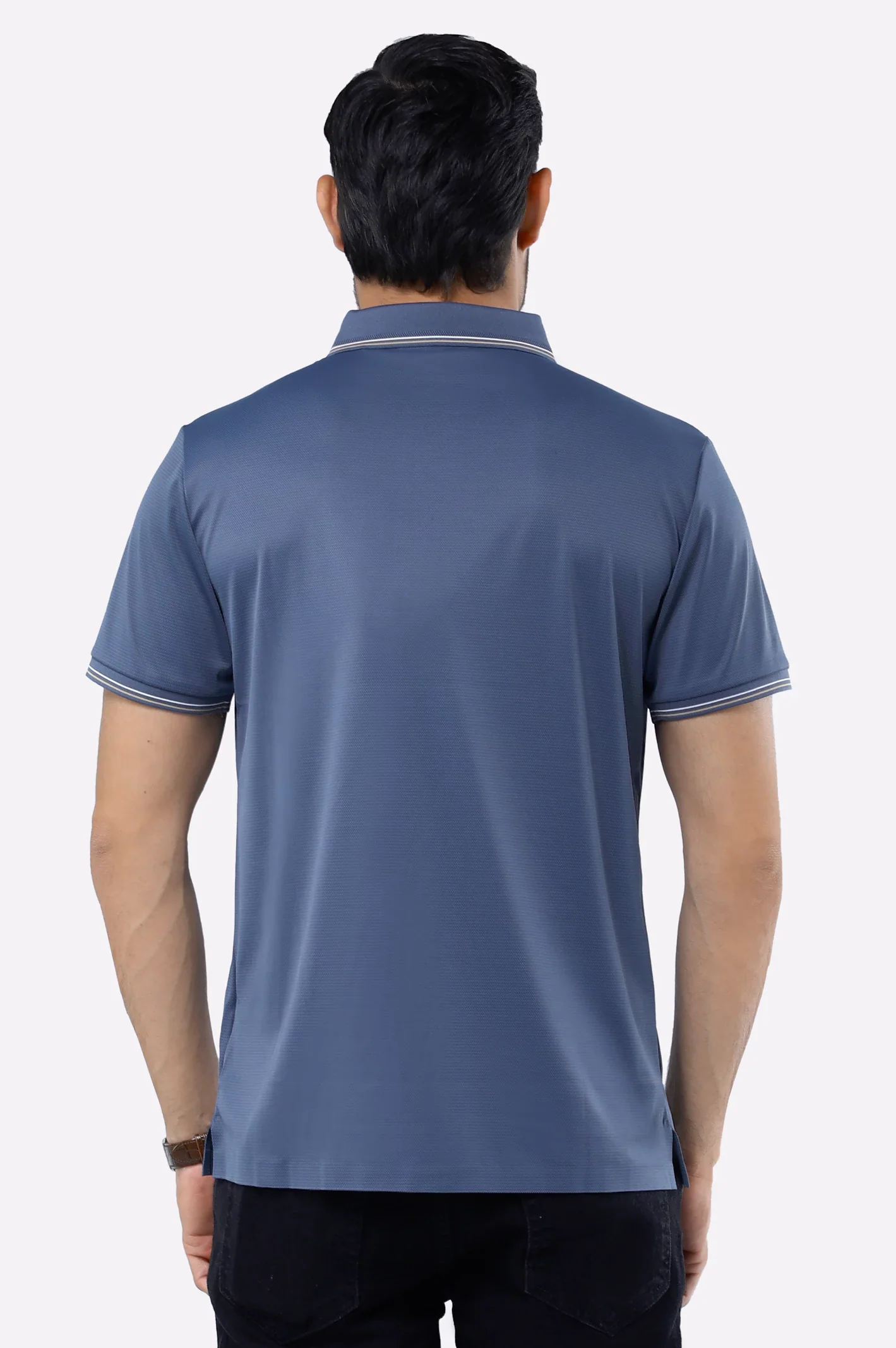 Blue Dry Fit Polo - Image 3