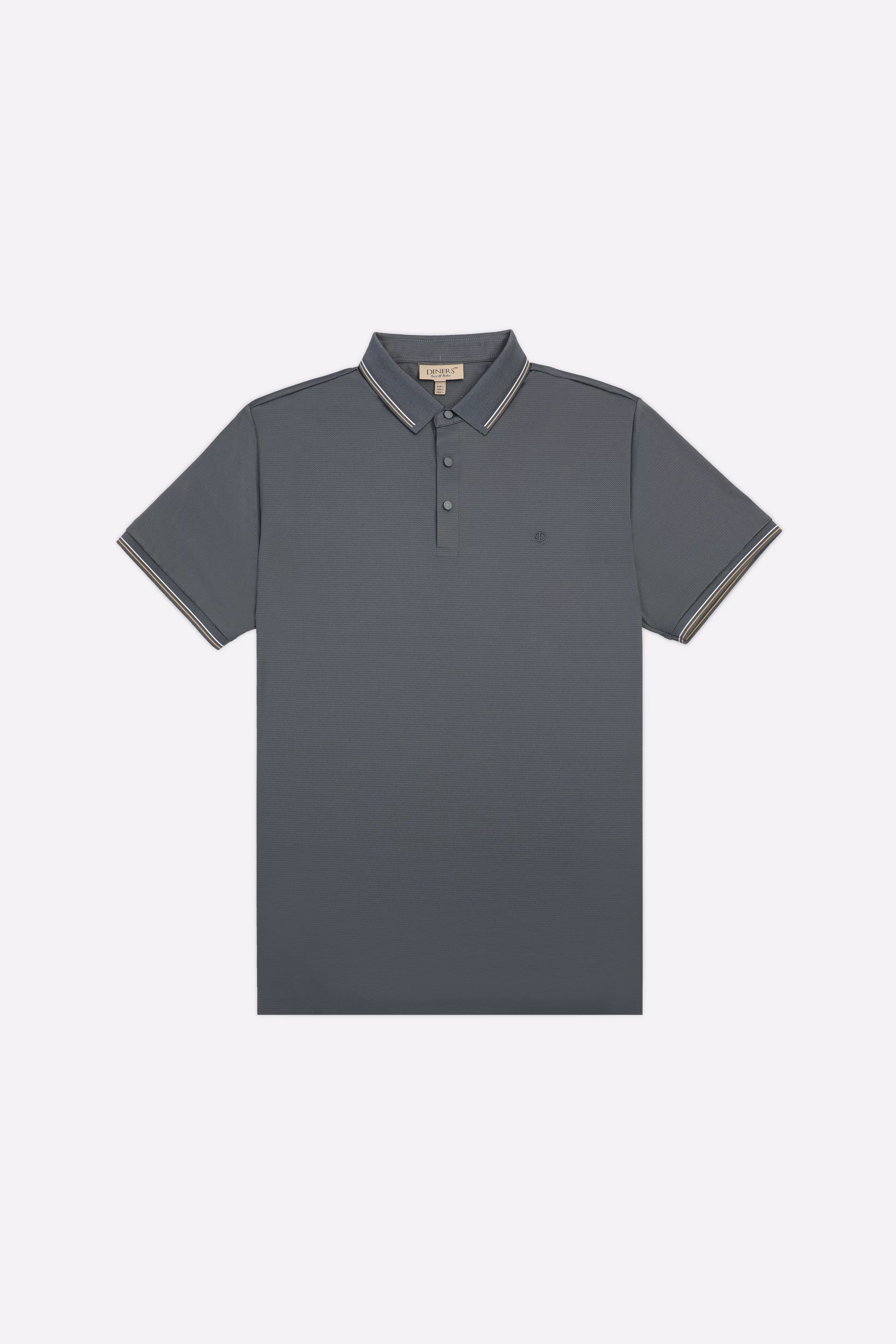 Dark Grey Dry Fit Polo - Image 2