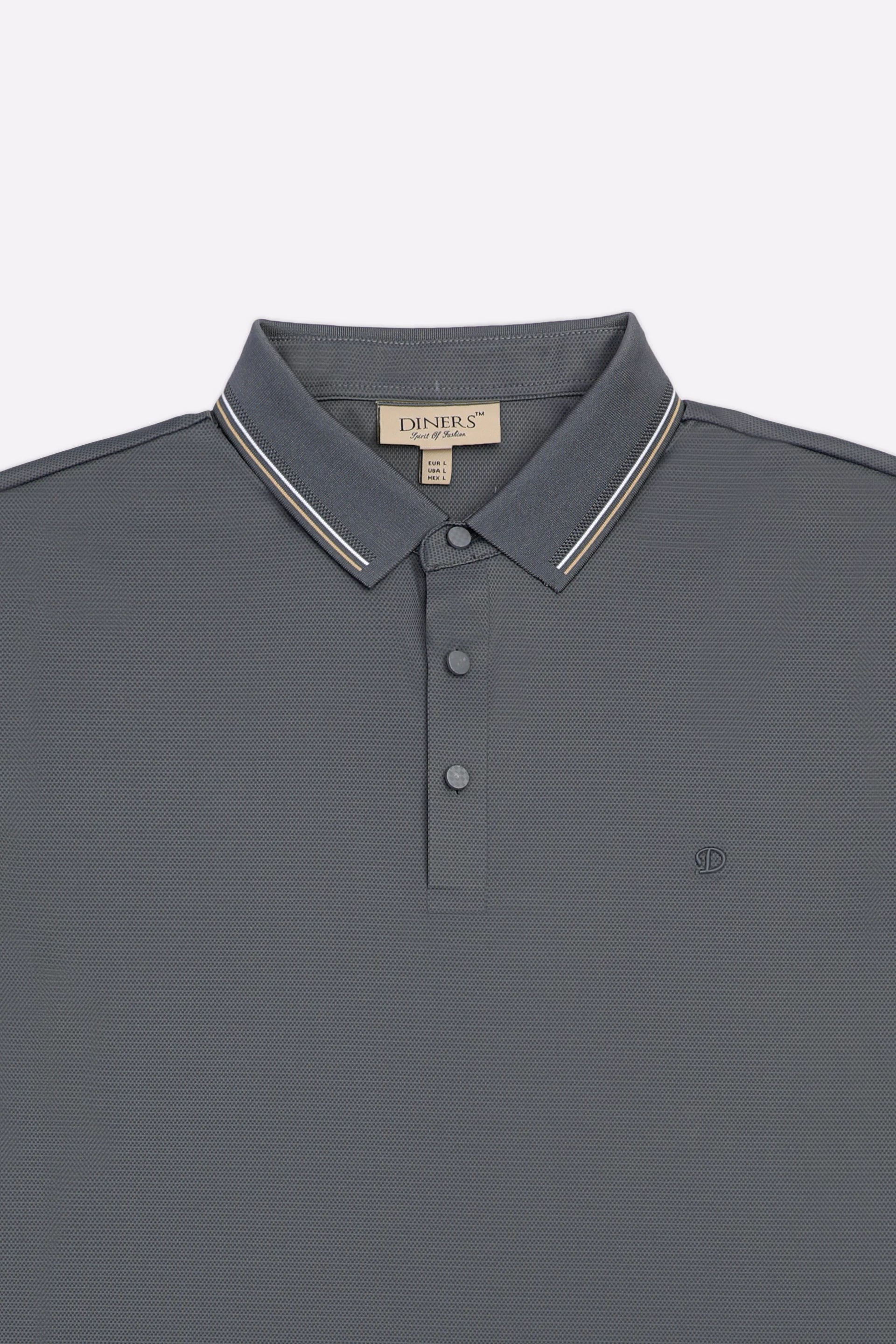Dark Grey Dry Fit Polo - Image 3