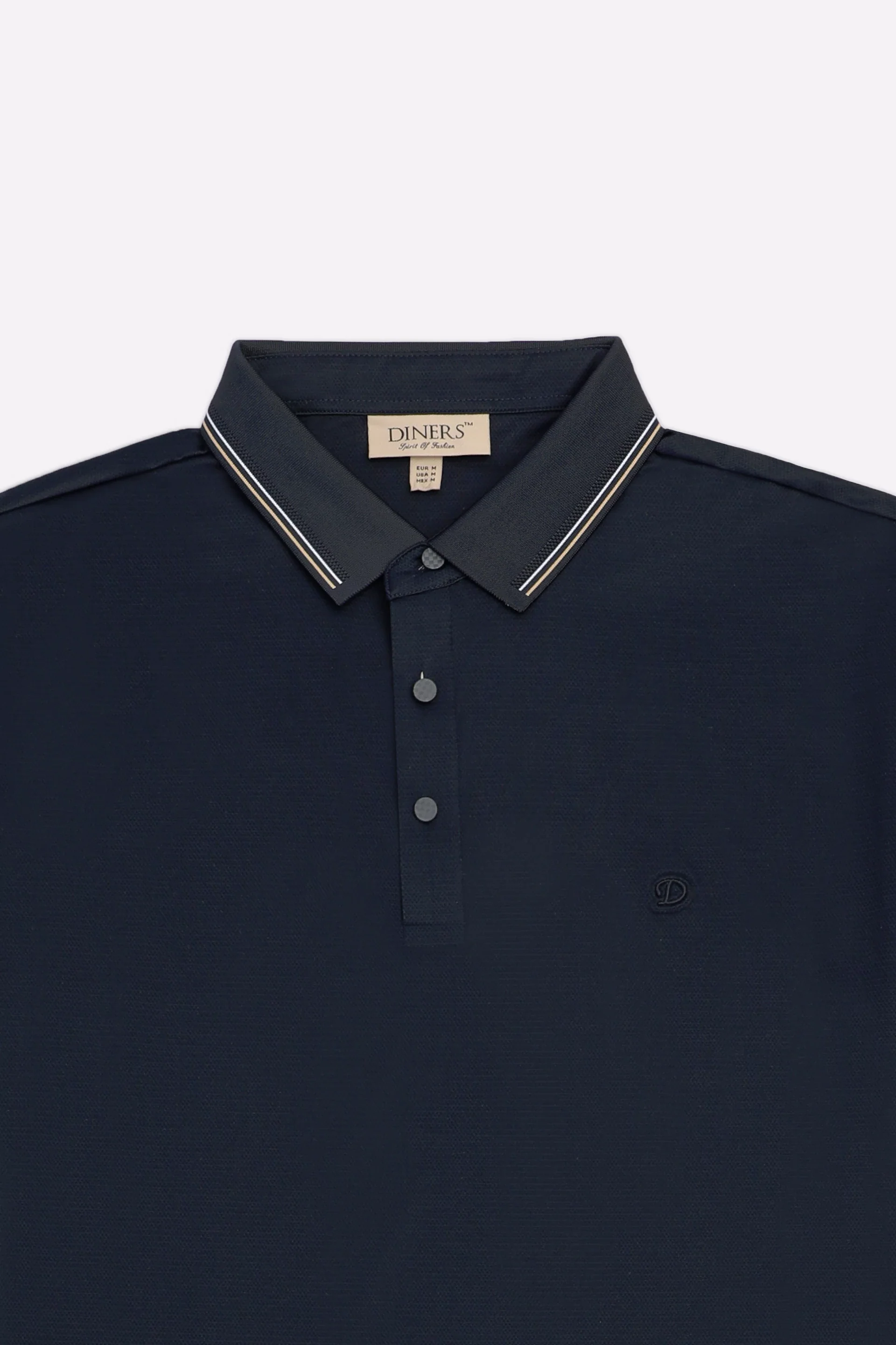 Navy Blue Dry Fit Polo - Image 3