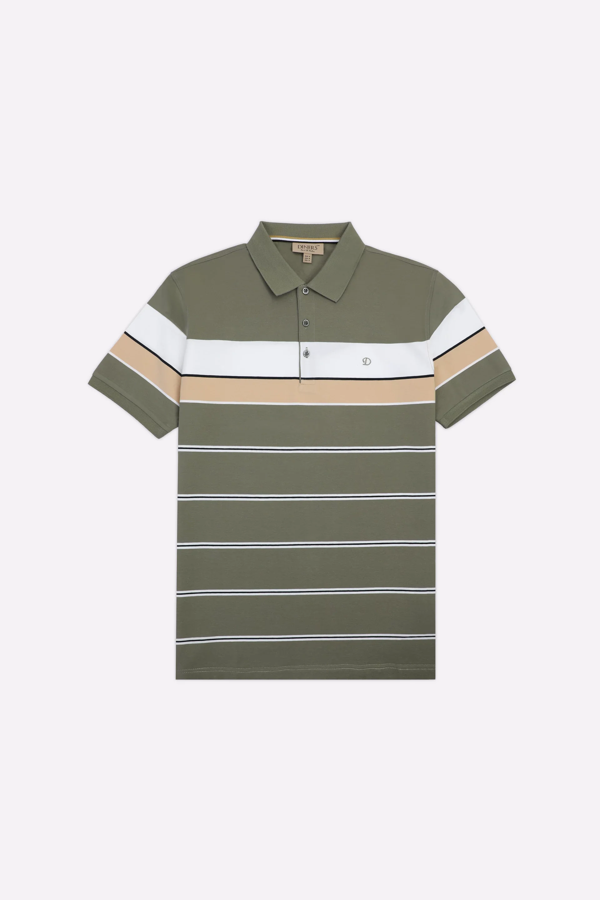 Olive Yarn Dyed Polo - Image 4
