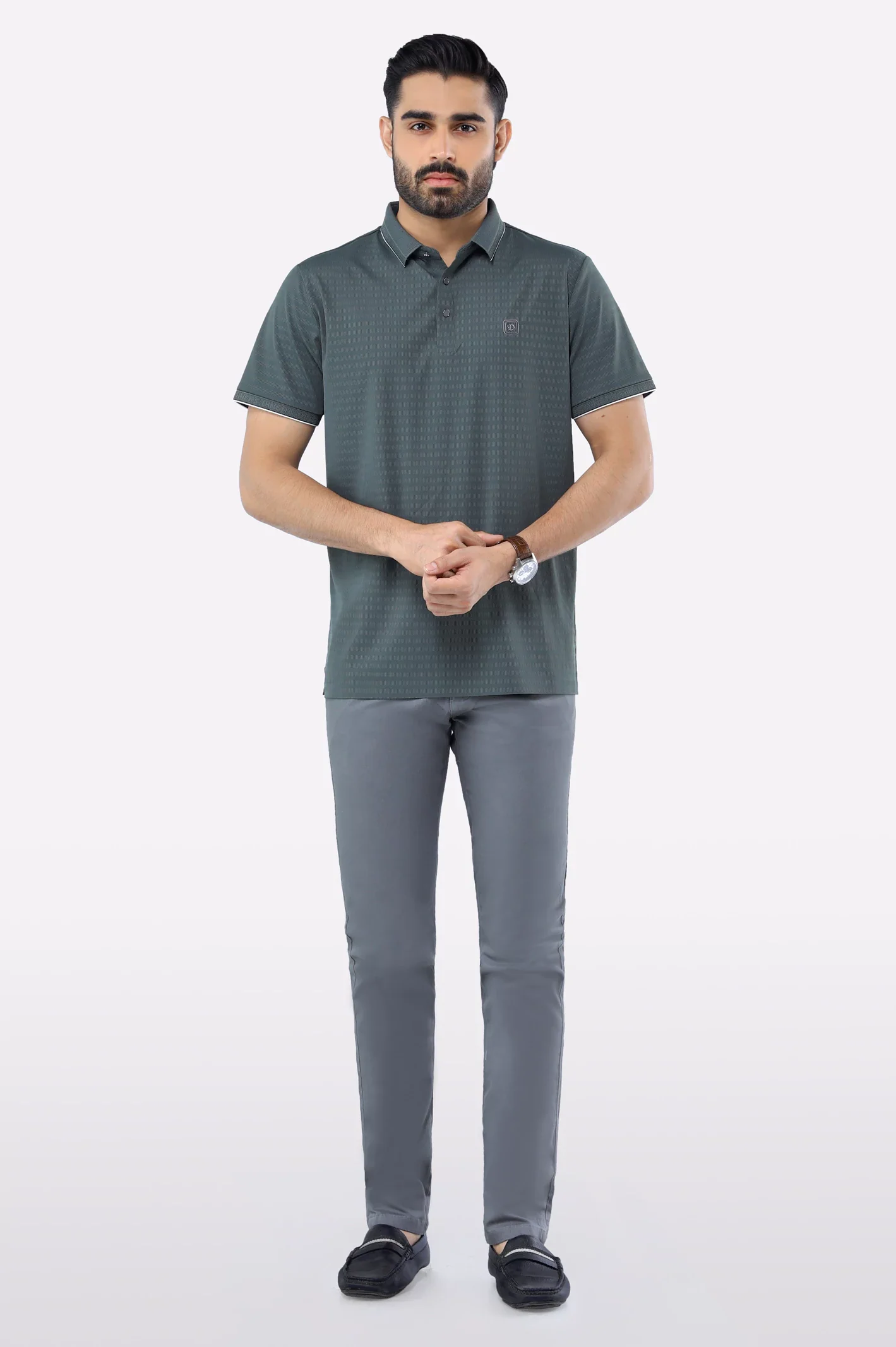 Green Dry Fit Polo - Image 2