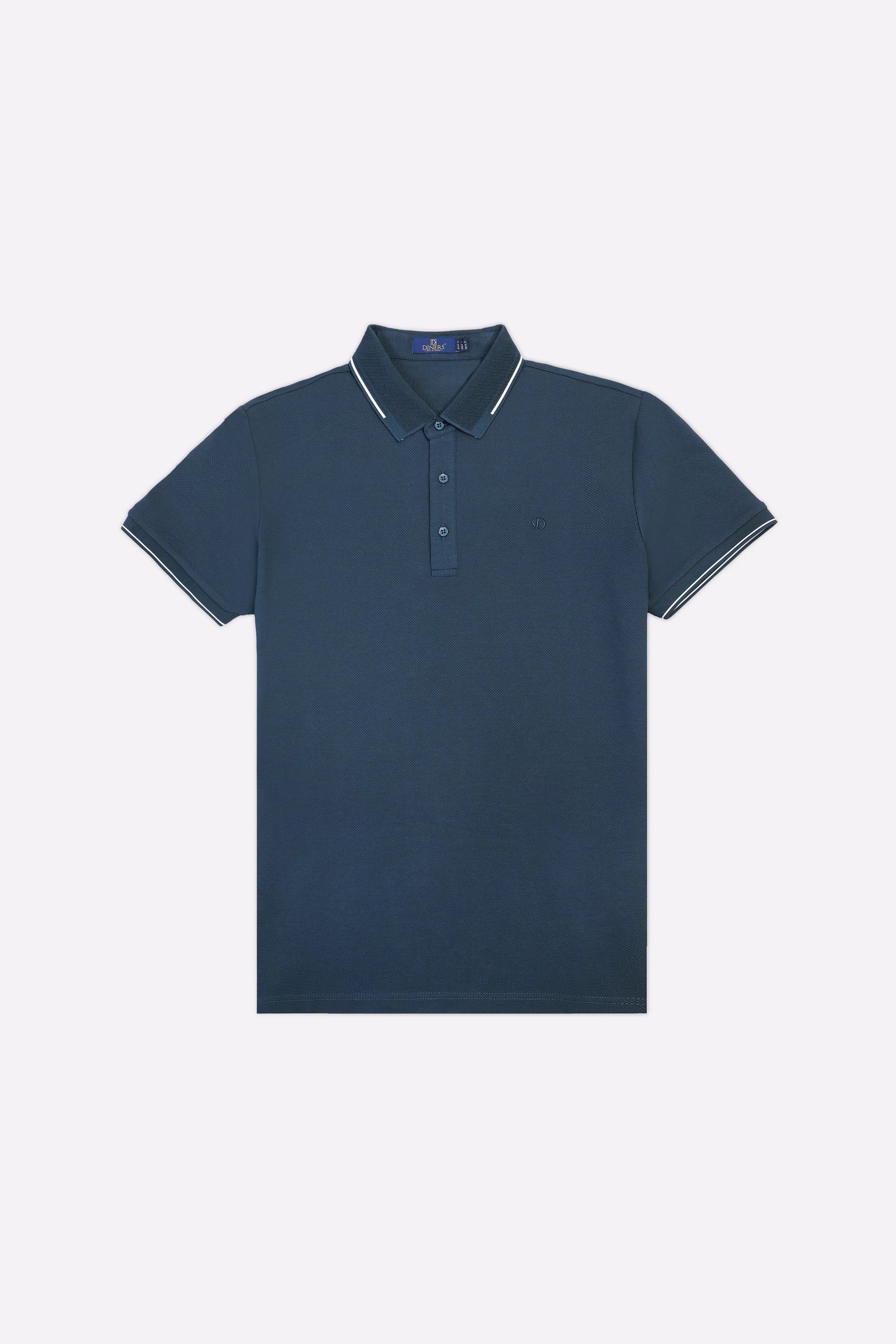 Dark Green Basic Mercerized Polo - Image 4